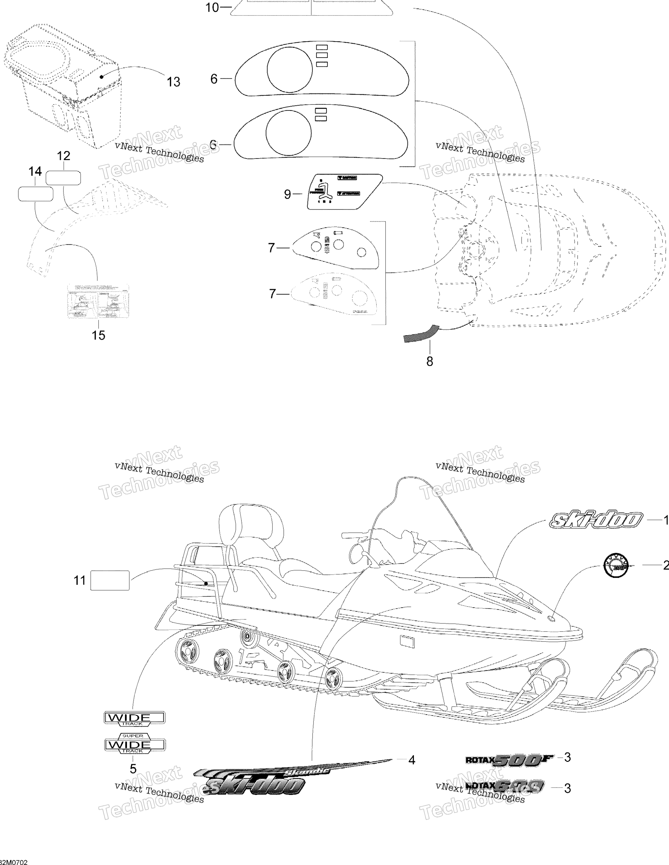 Наклейки Wt 550