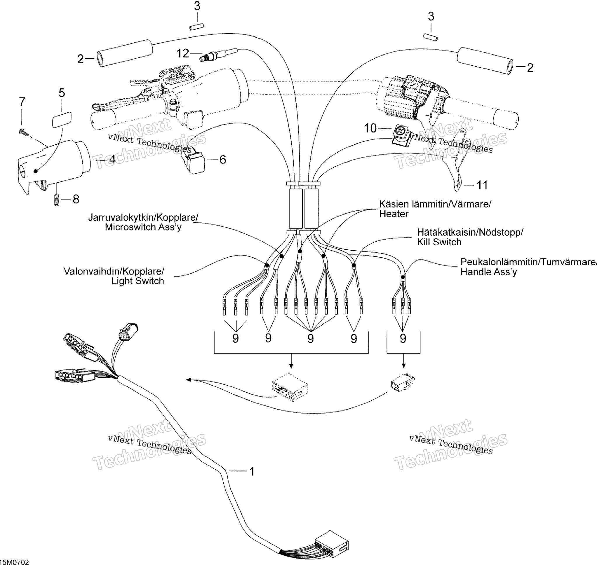 Рулевое управление Wiring Harness Wt 550