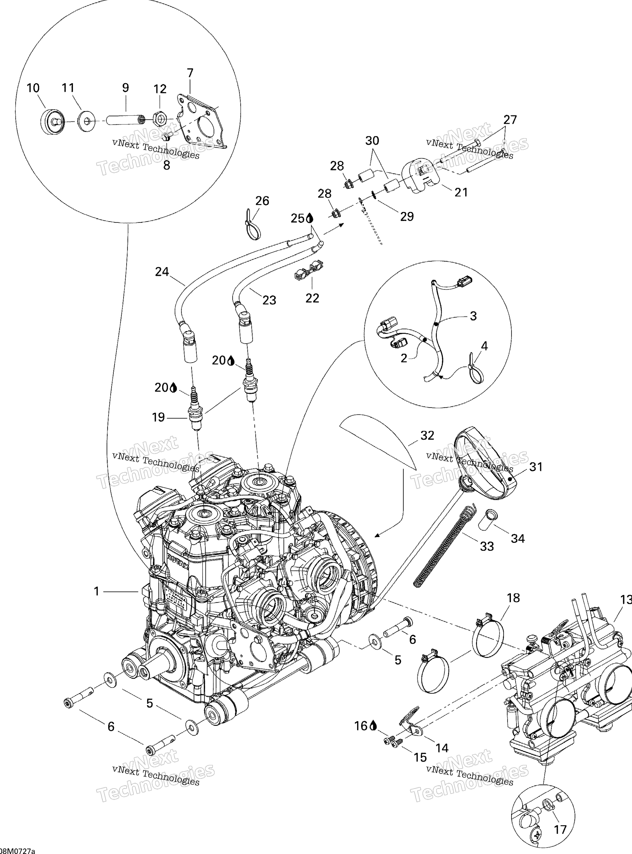 Двигатель 1, 800R