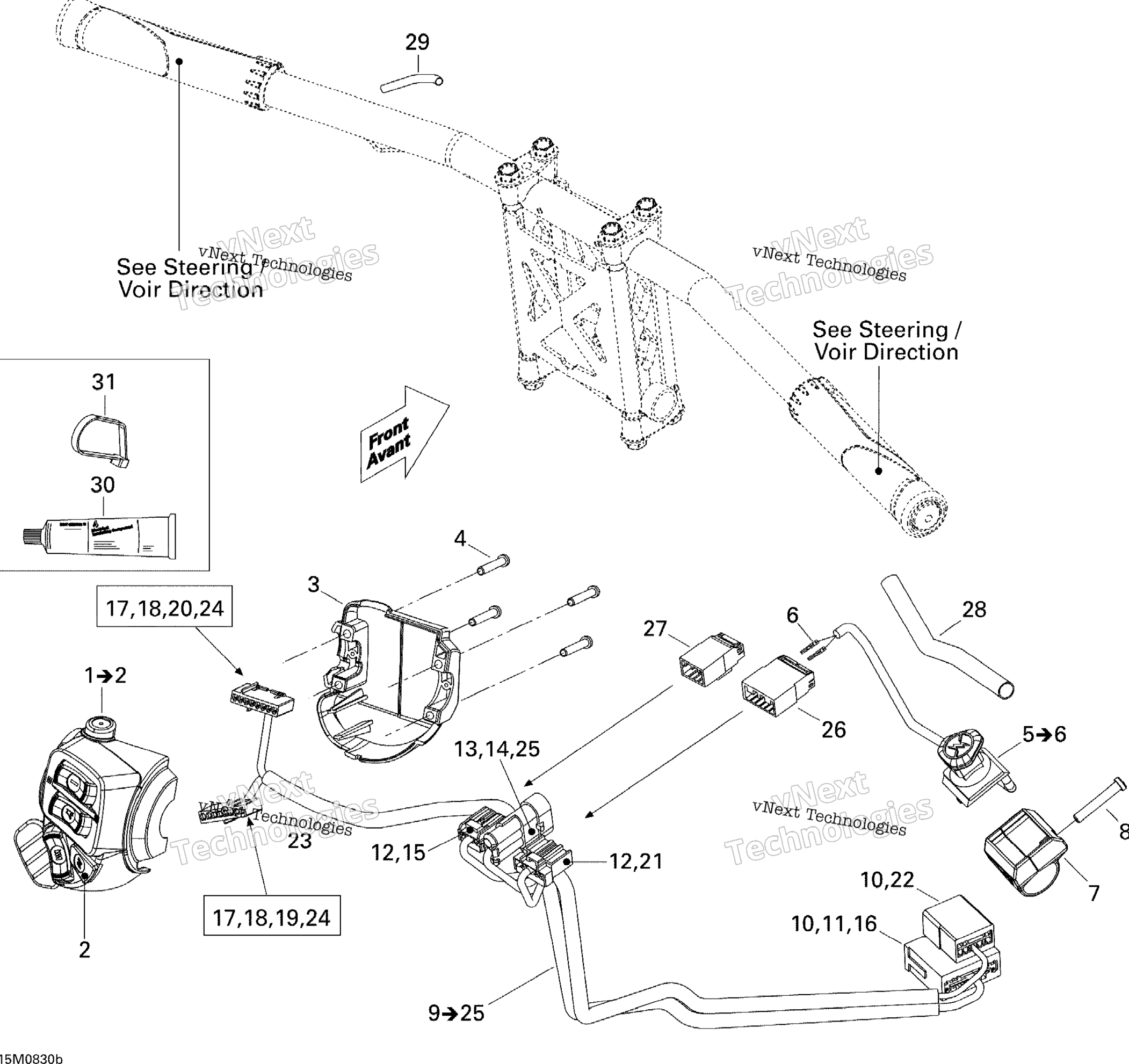 Рулевое управление Wiring Harness 600Ho Sdi