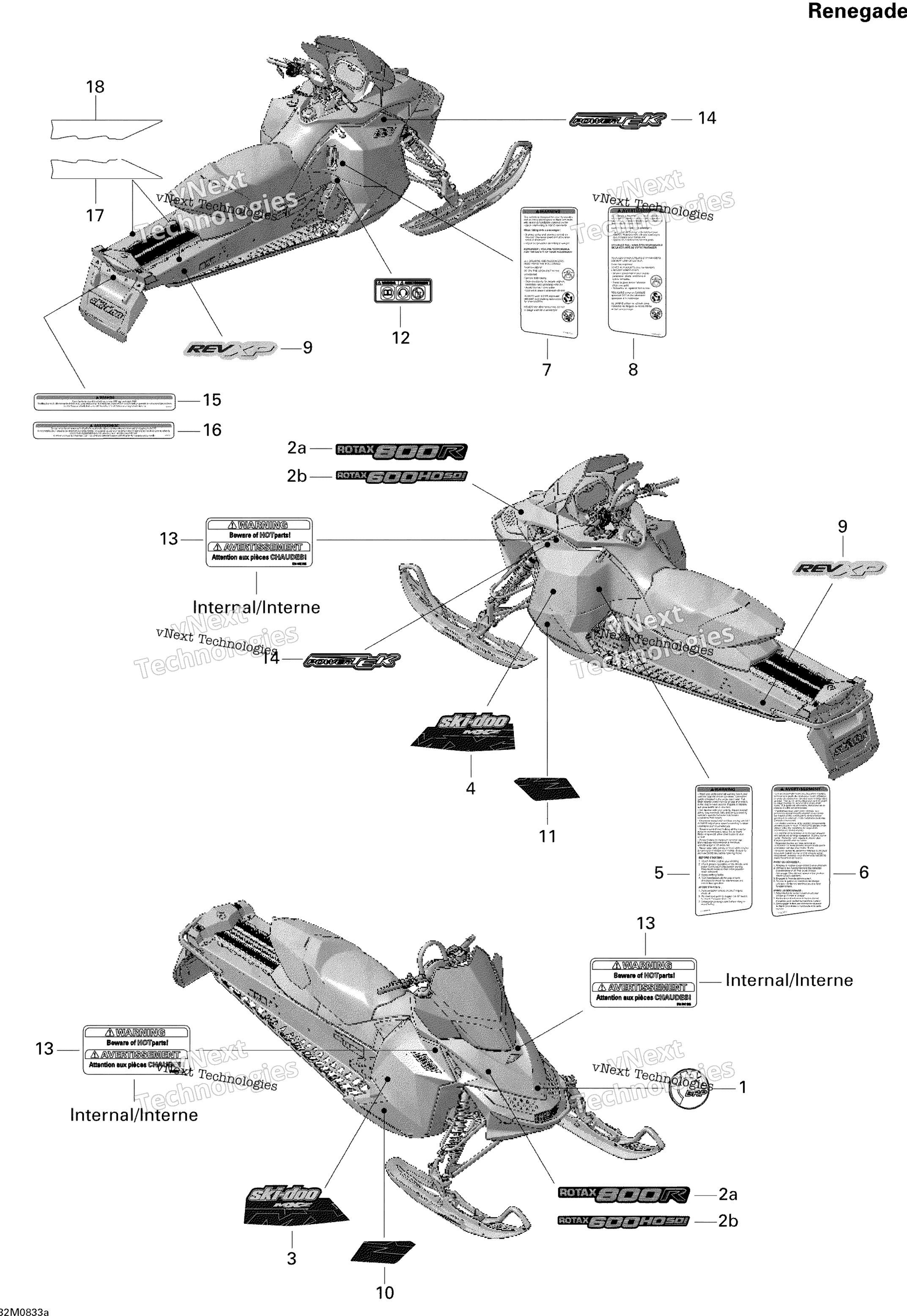 Наклейки 600Ho Ren