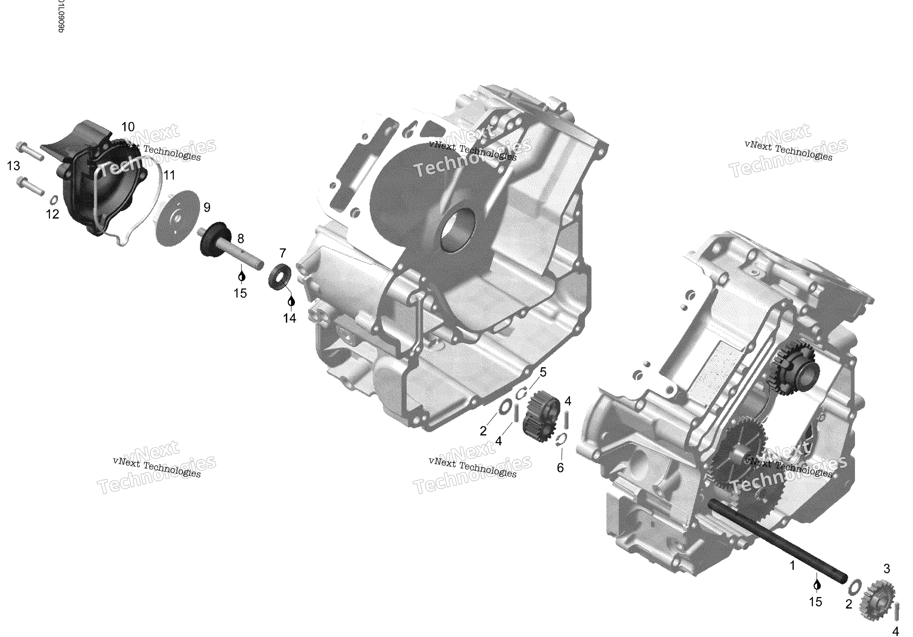 Waterpump, генератор и Ignition крышка