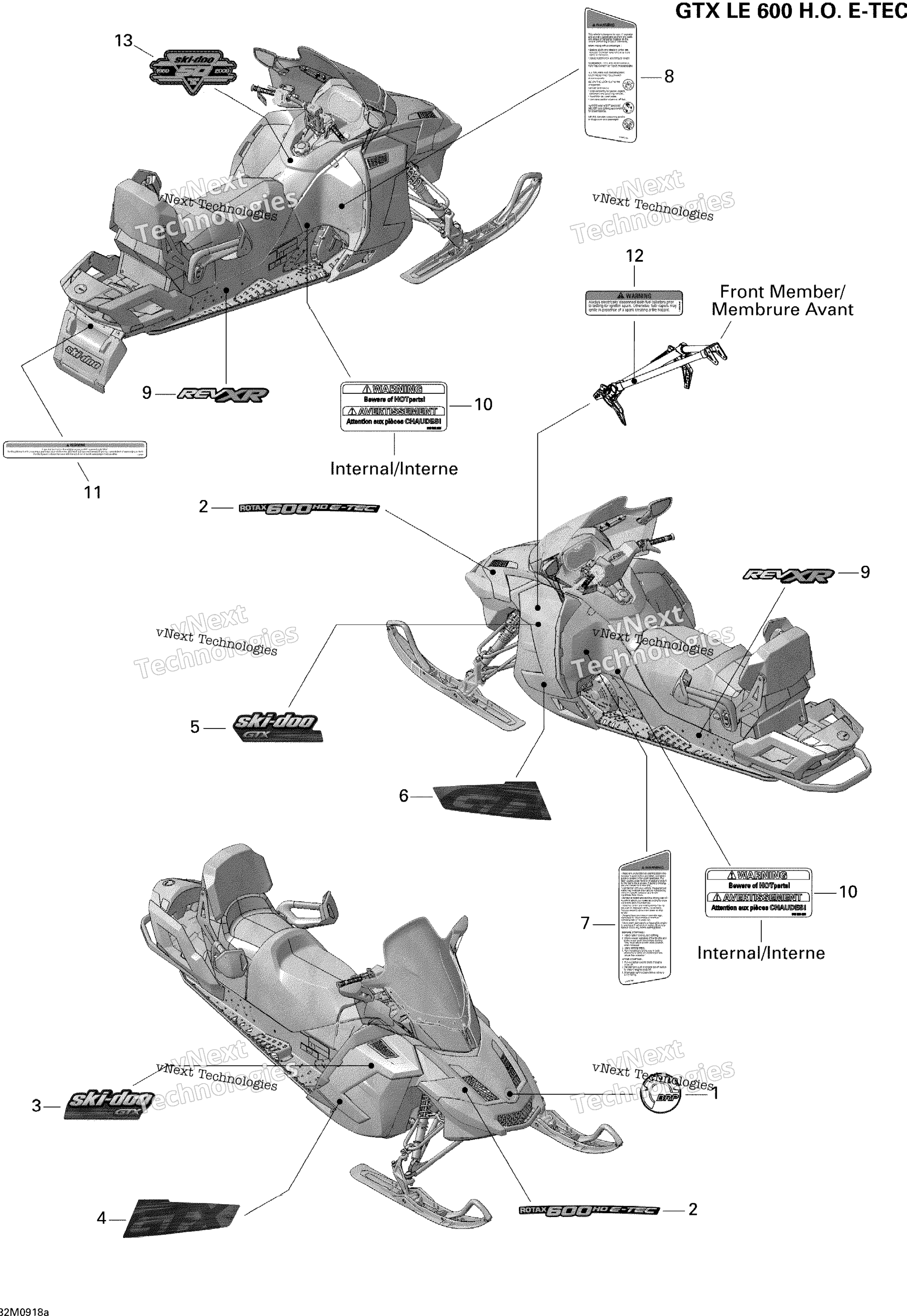 Наклейки 600Ho