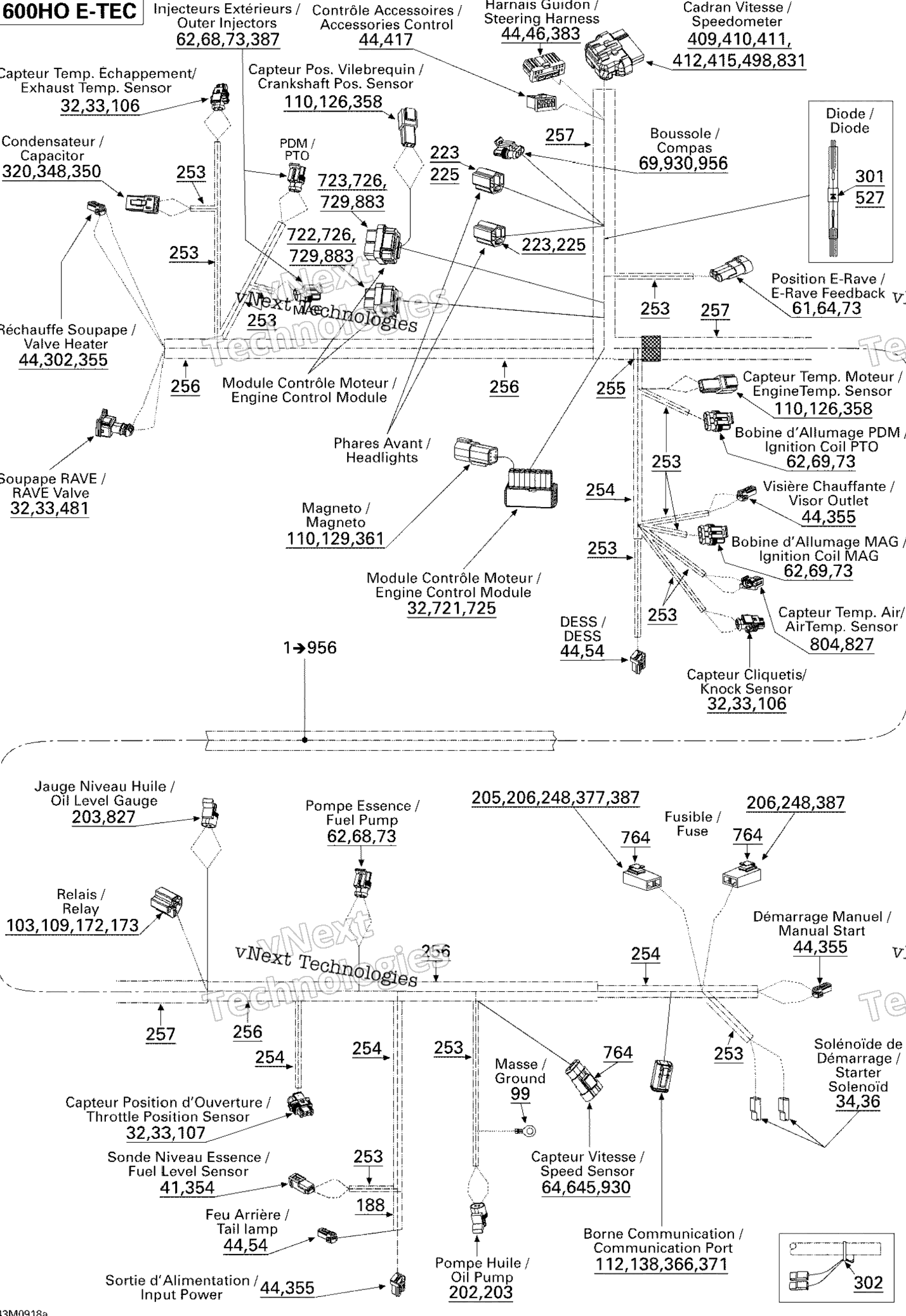 Электрооборудование Harness 600 Ho