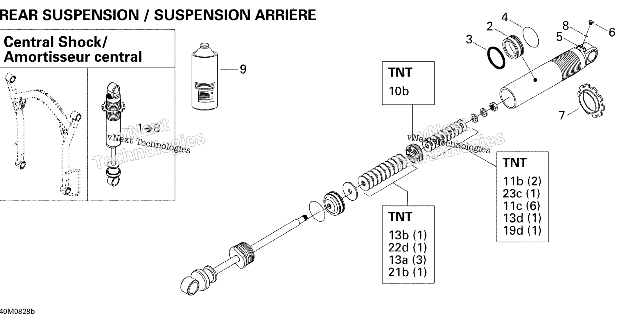 Take Apart Shock, задний 2