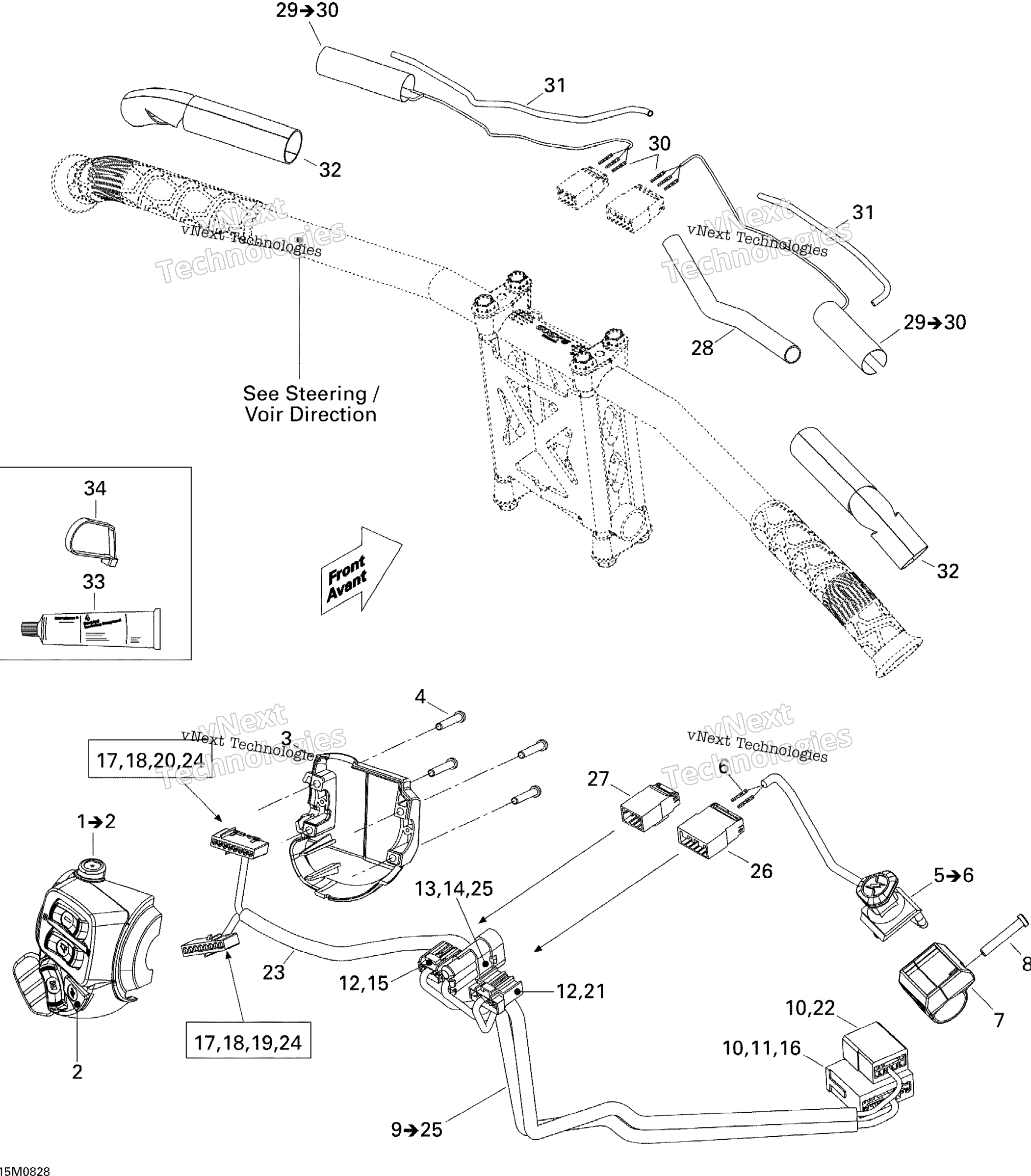 Рулевое управление Wiring Harness