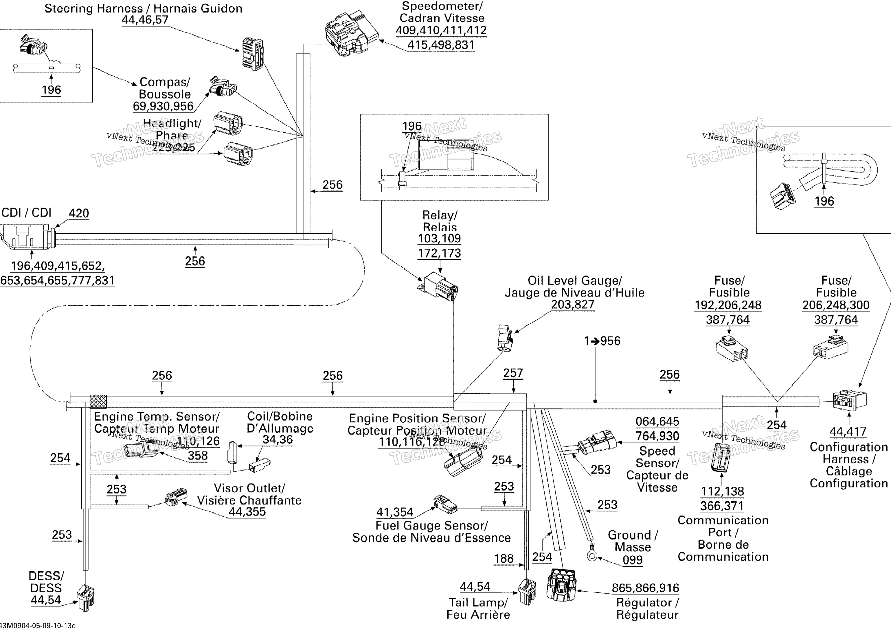 Электрооборудование Harness 500Ss