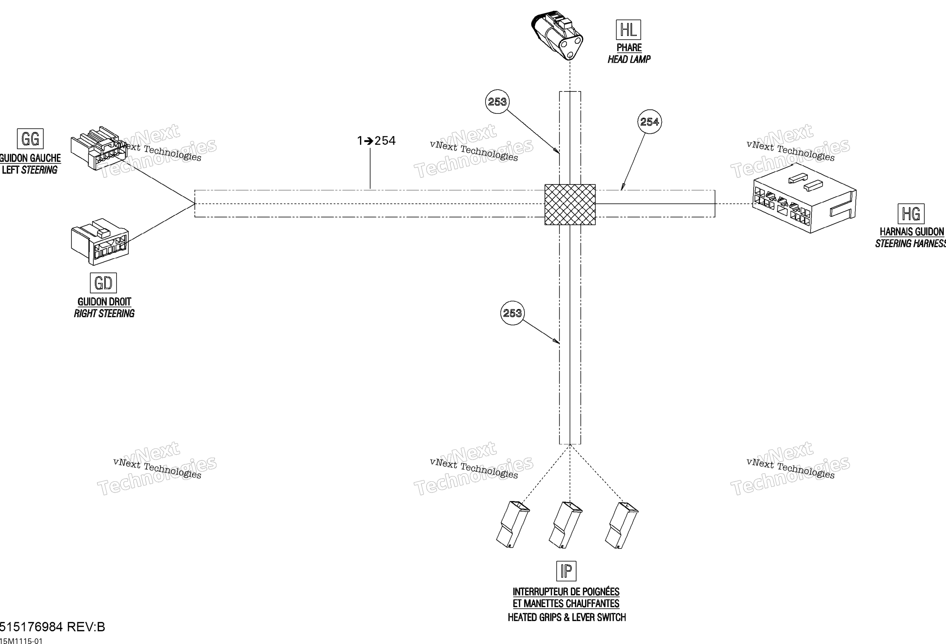 Рулевое управление Wiring Harness
