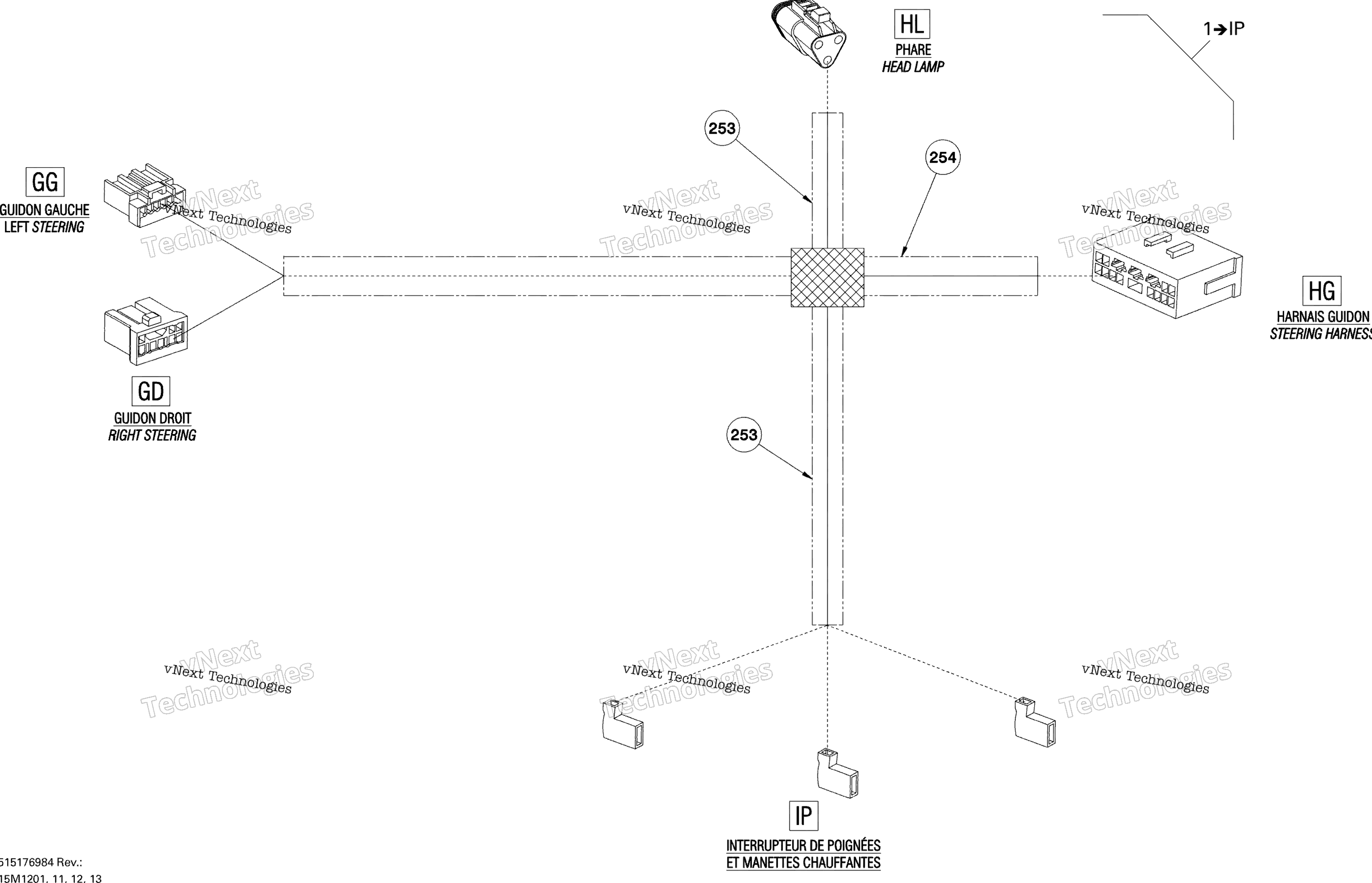Рулевое управление Wiring Harness
