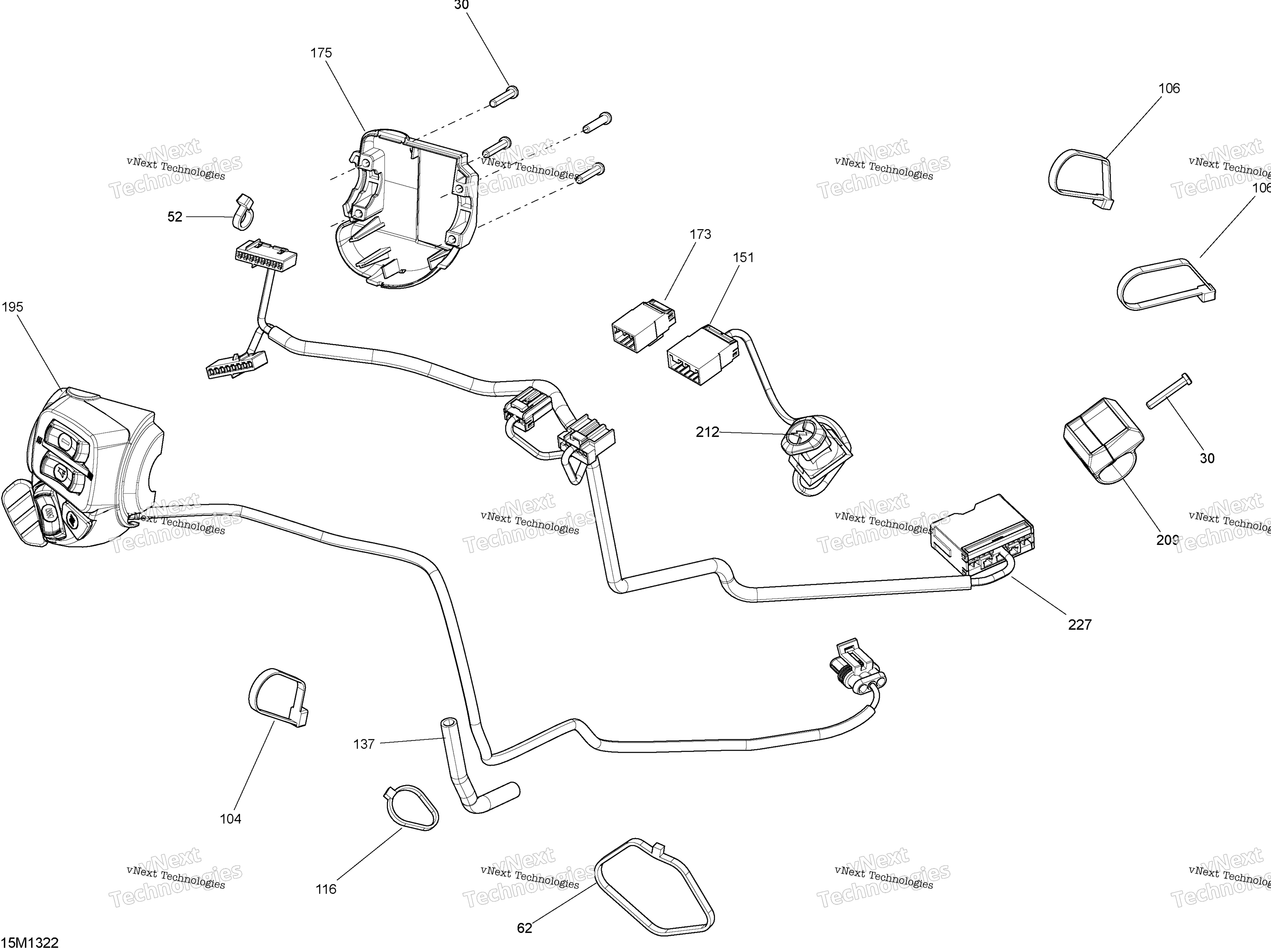 Рулевое управление Wiring Harness