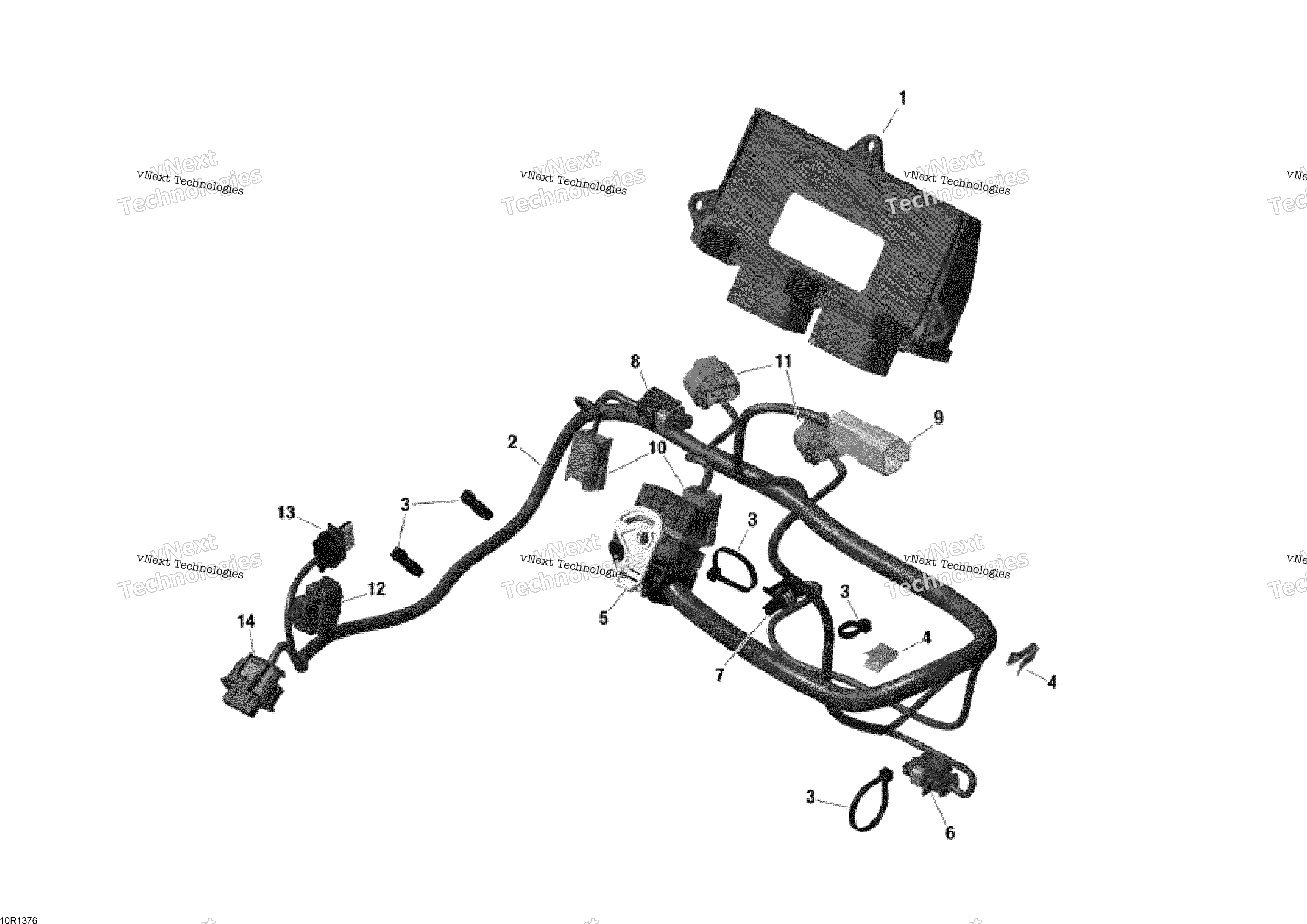 Двигатель Harness And Electronic Module