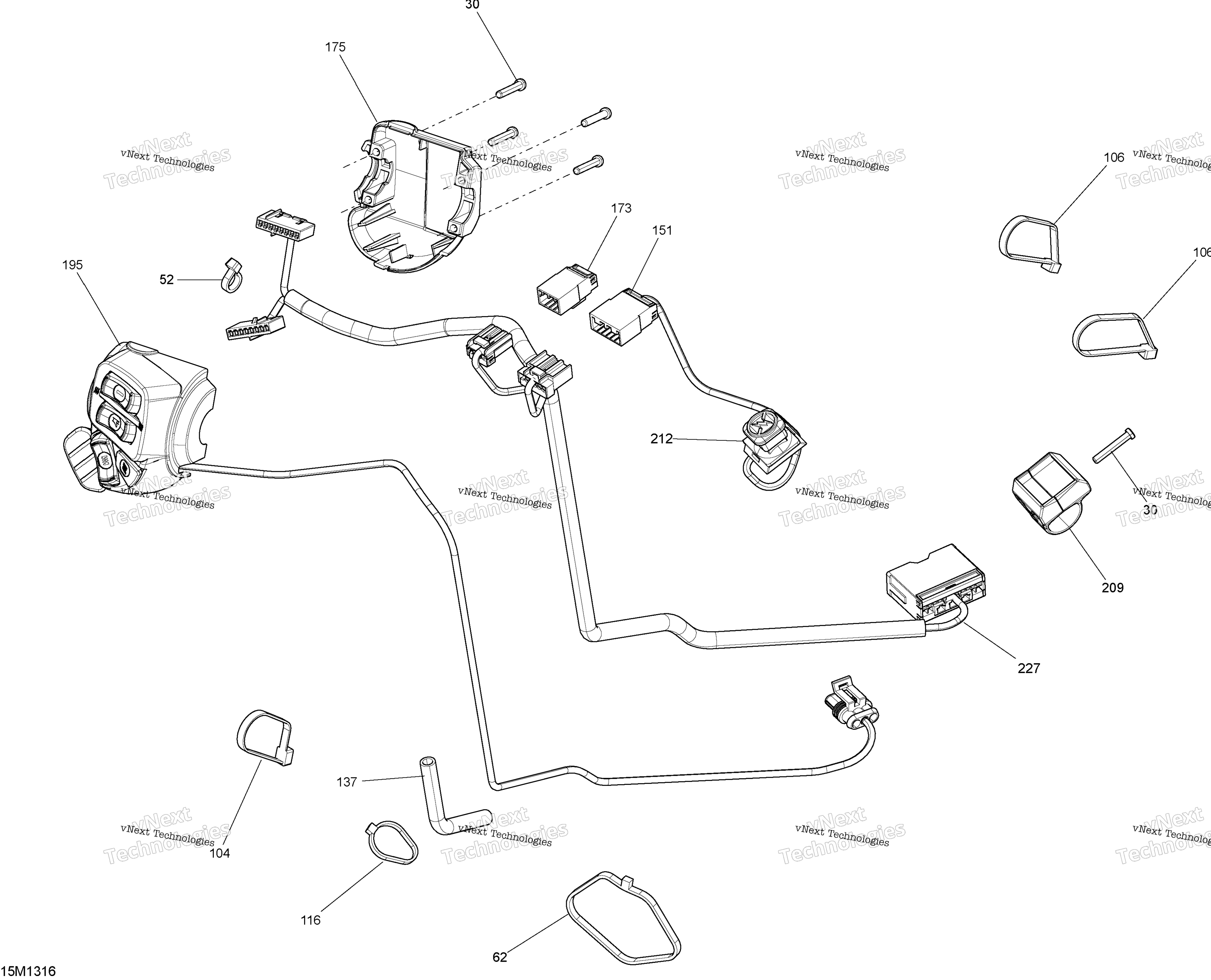 Рулевое управление Wiring Harness