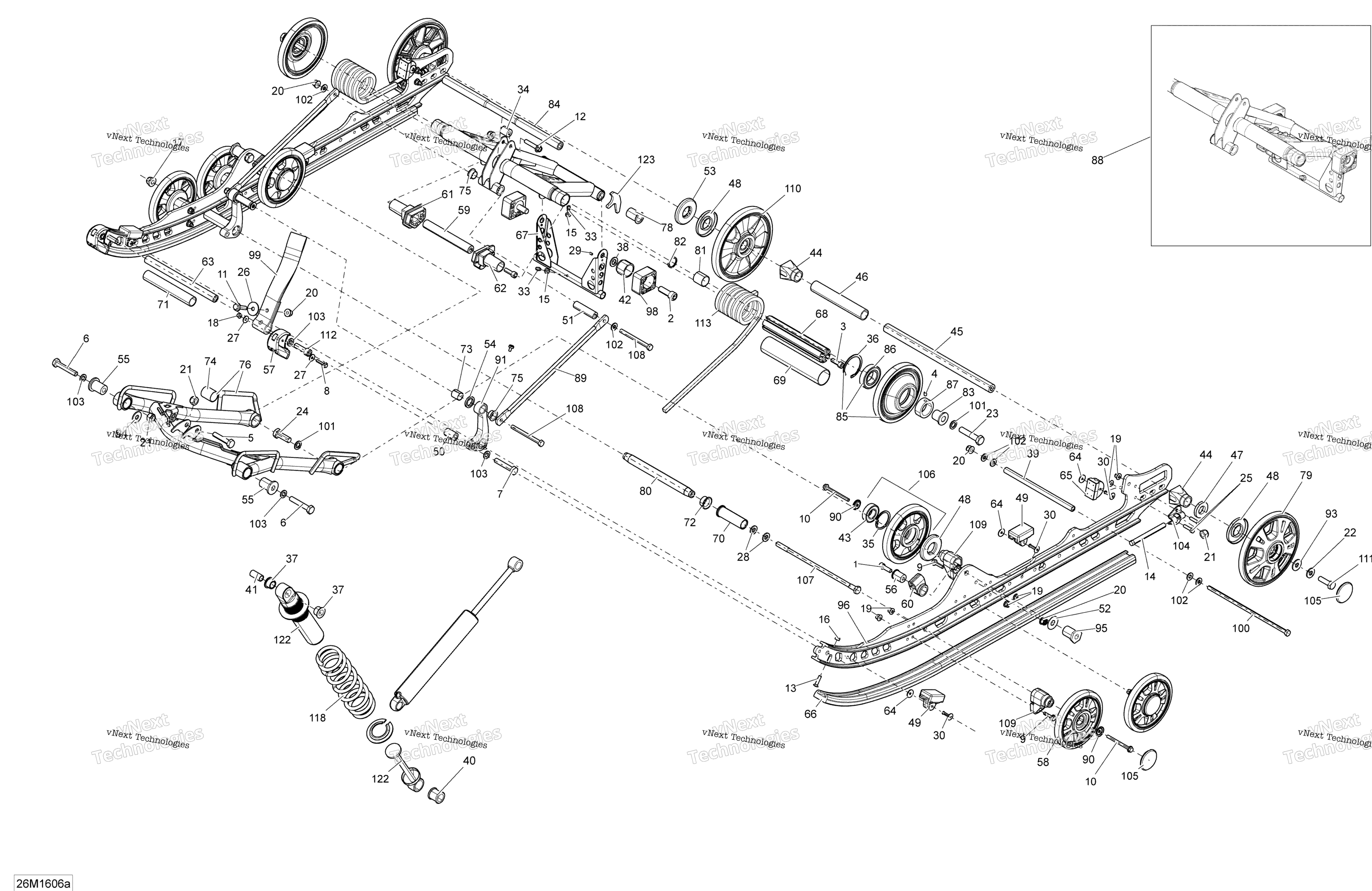 Задняя часть Suspension - Package Sport