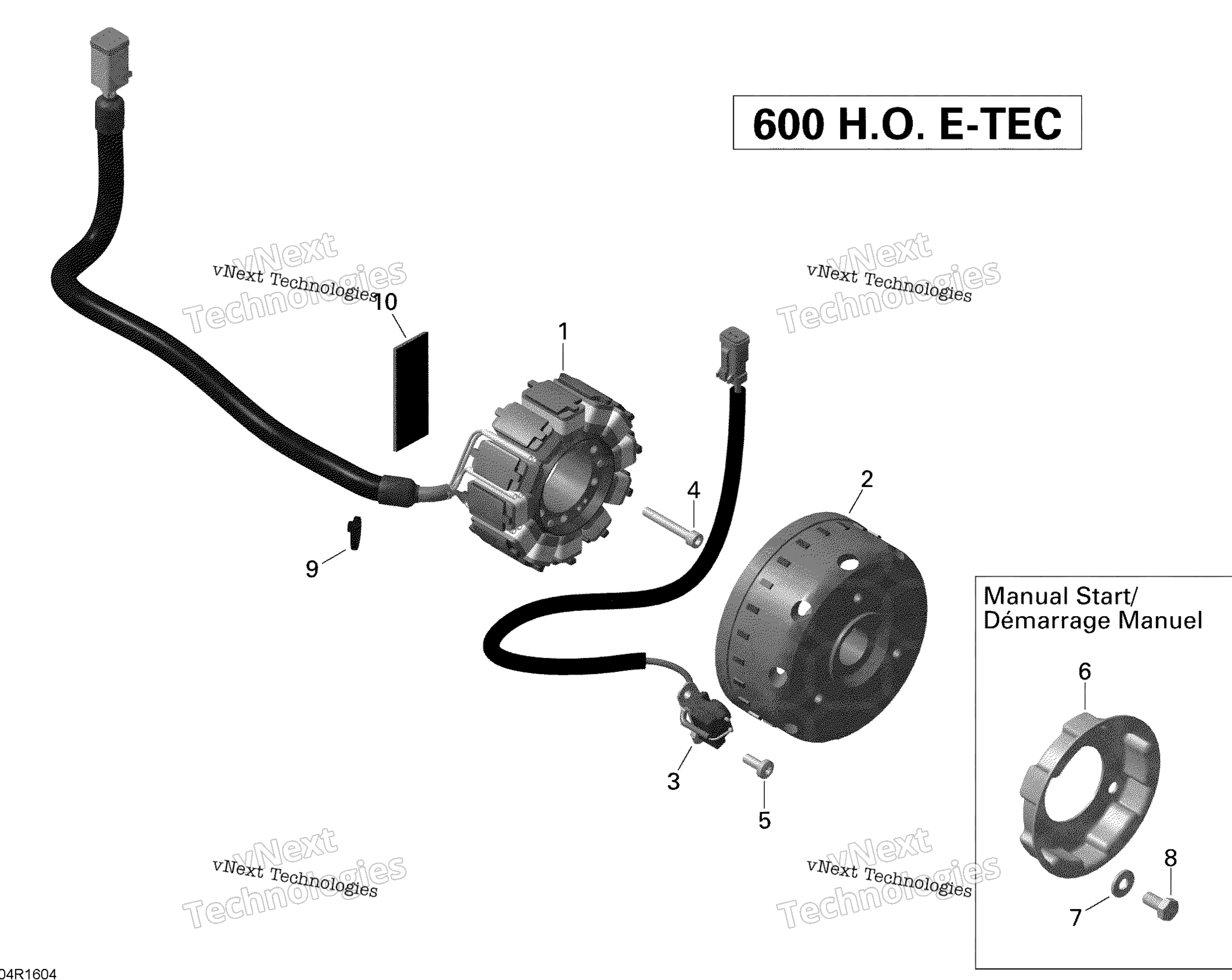 Магнето - 600Ho E-Tec