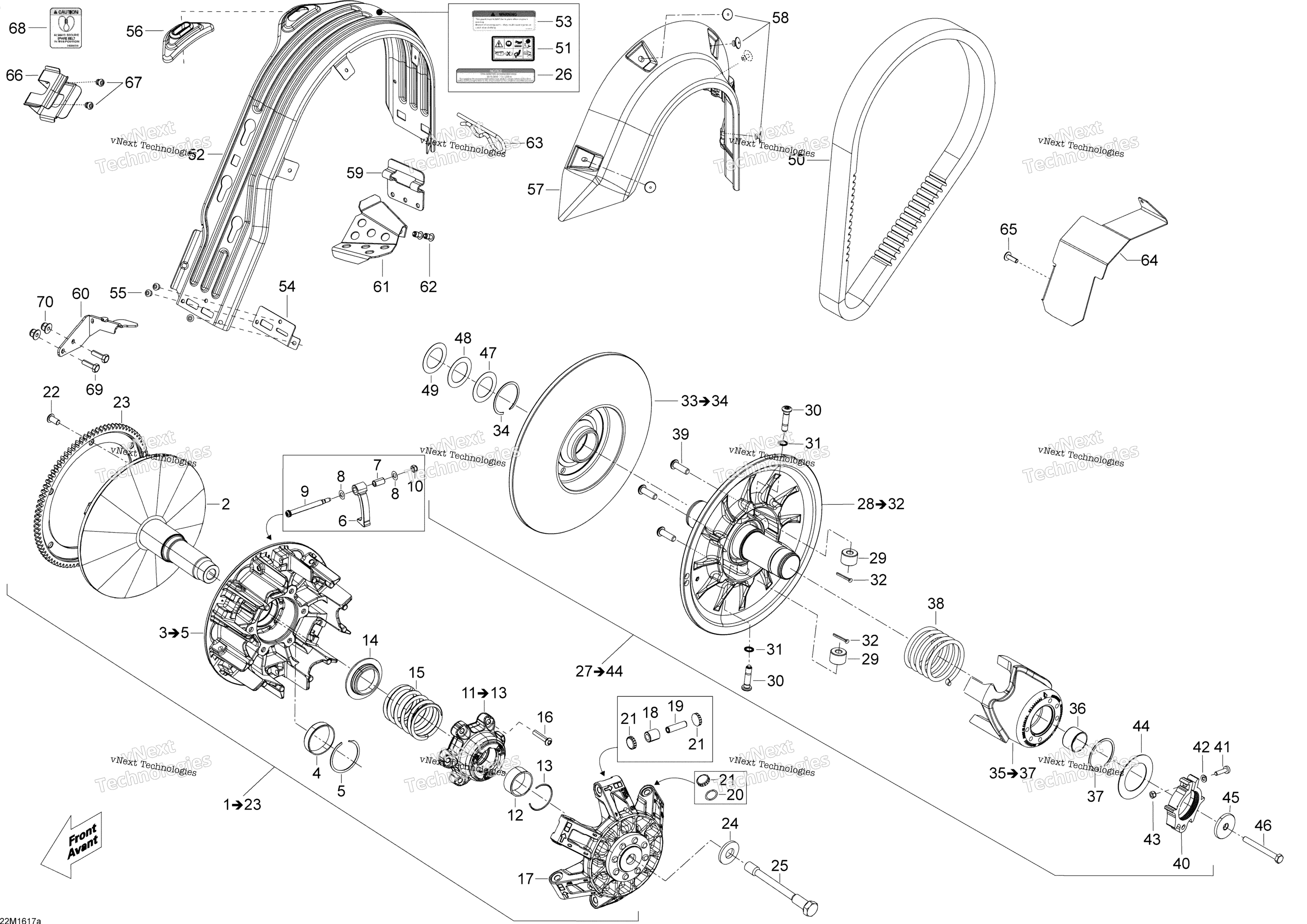 Шкив System - 550F