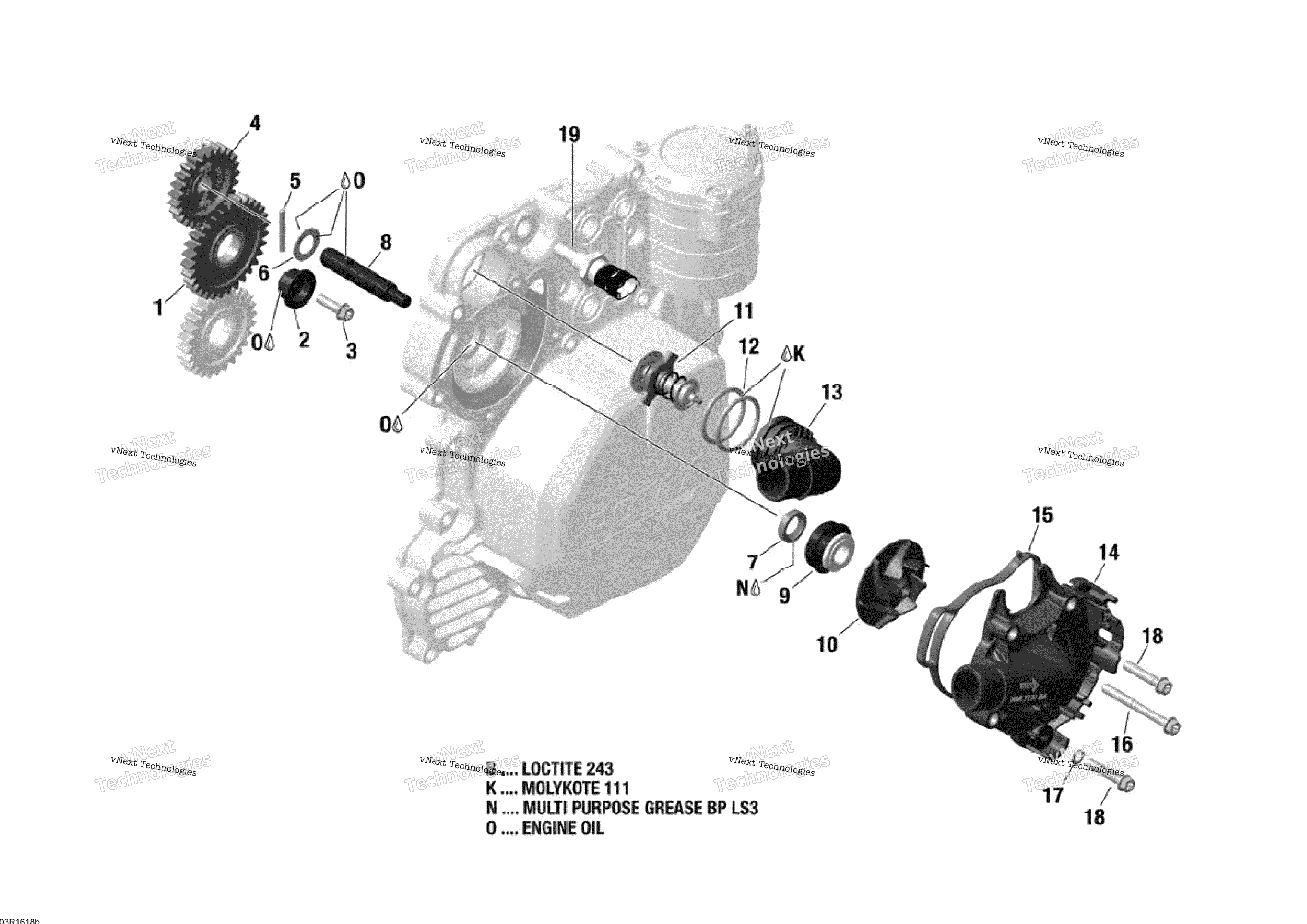 Двигатель Cooling - 900 Ace