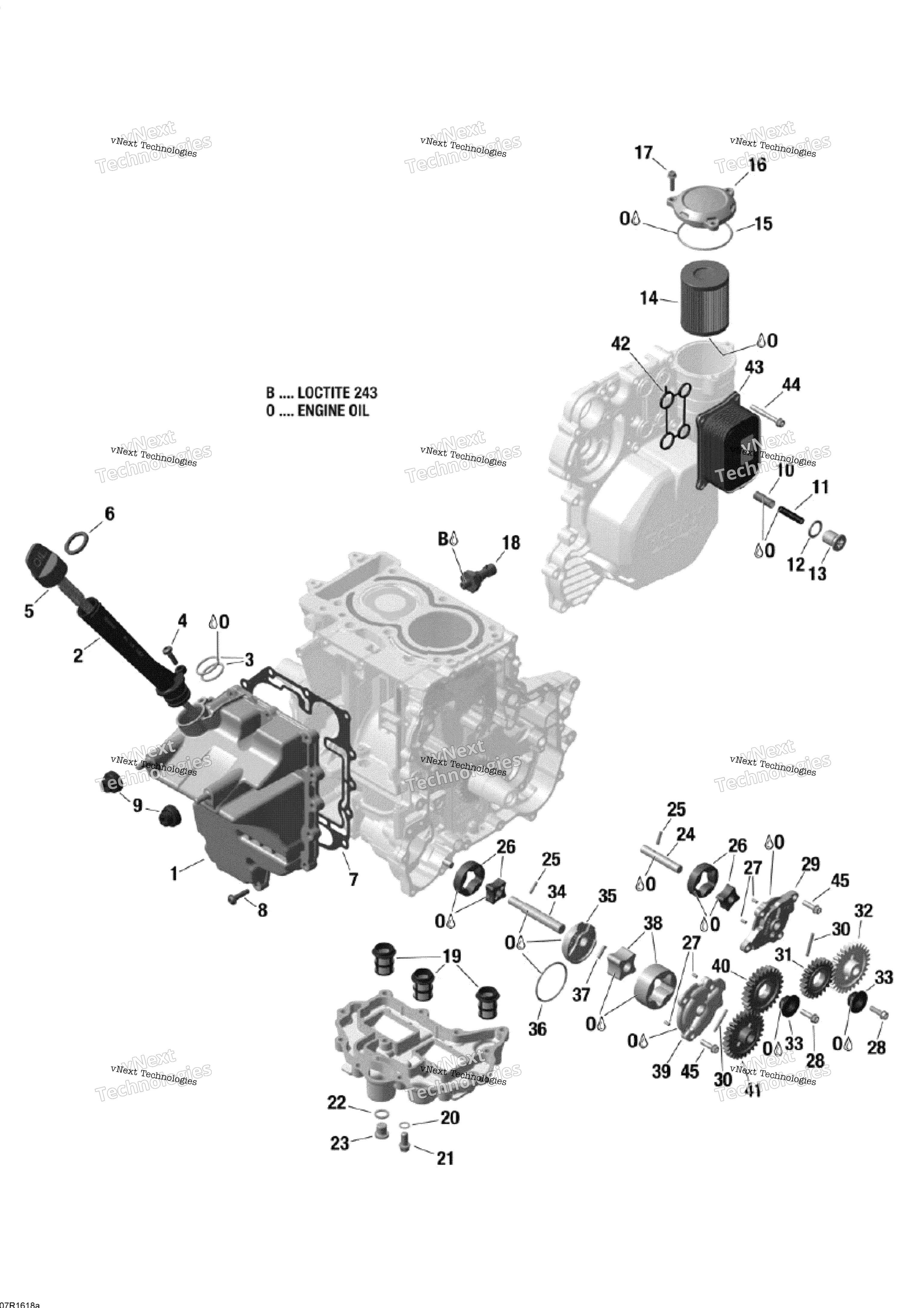 Двигатель Lubrication - 600 Ace