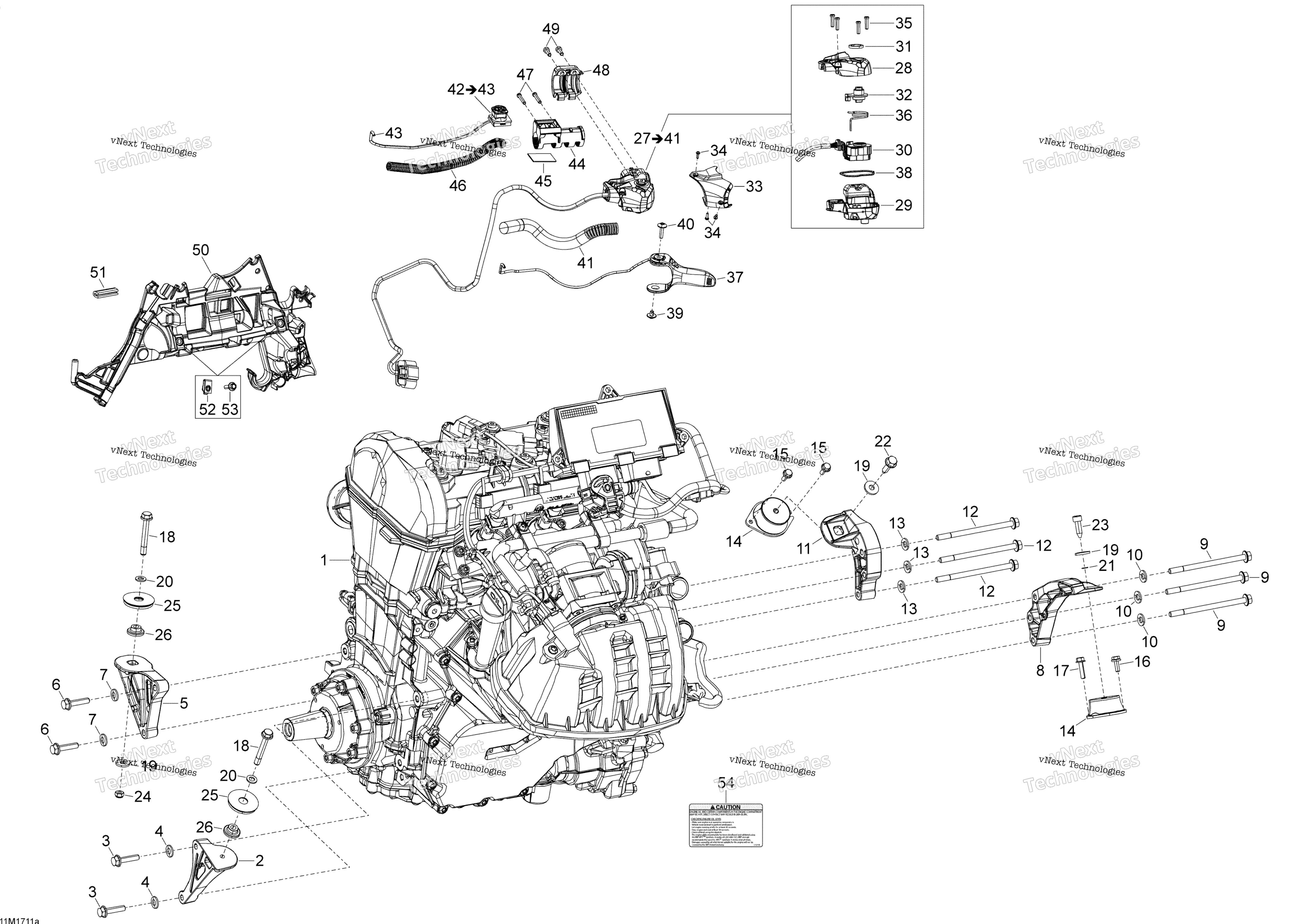 Двигатель And Engine Support - 900 Ace