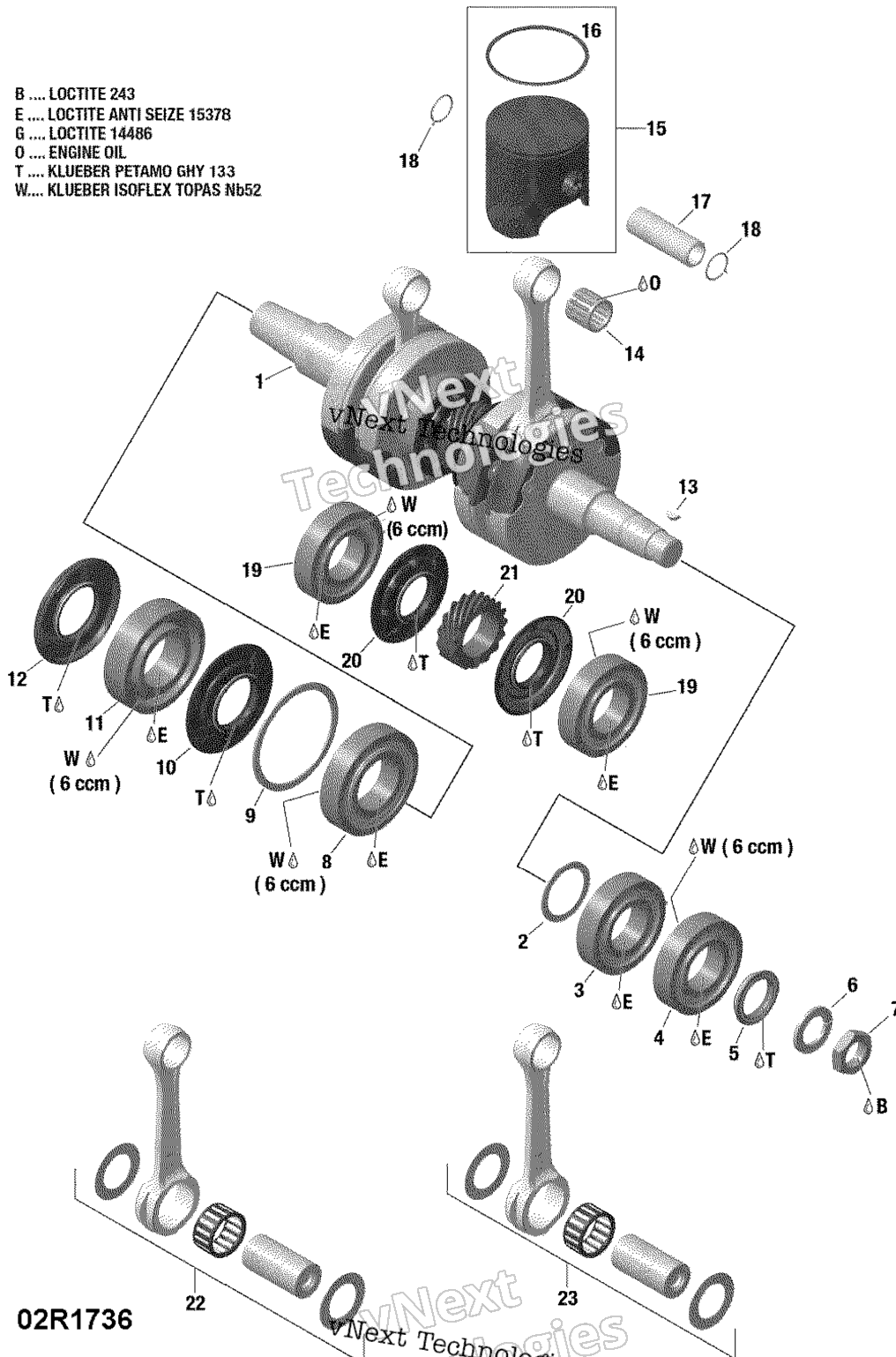 Коленчатый вал And Pistons