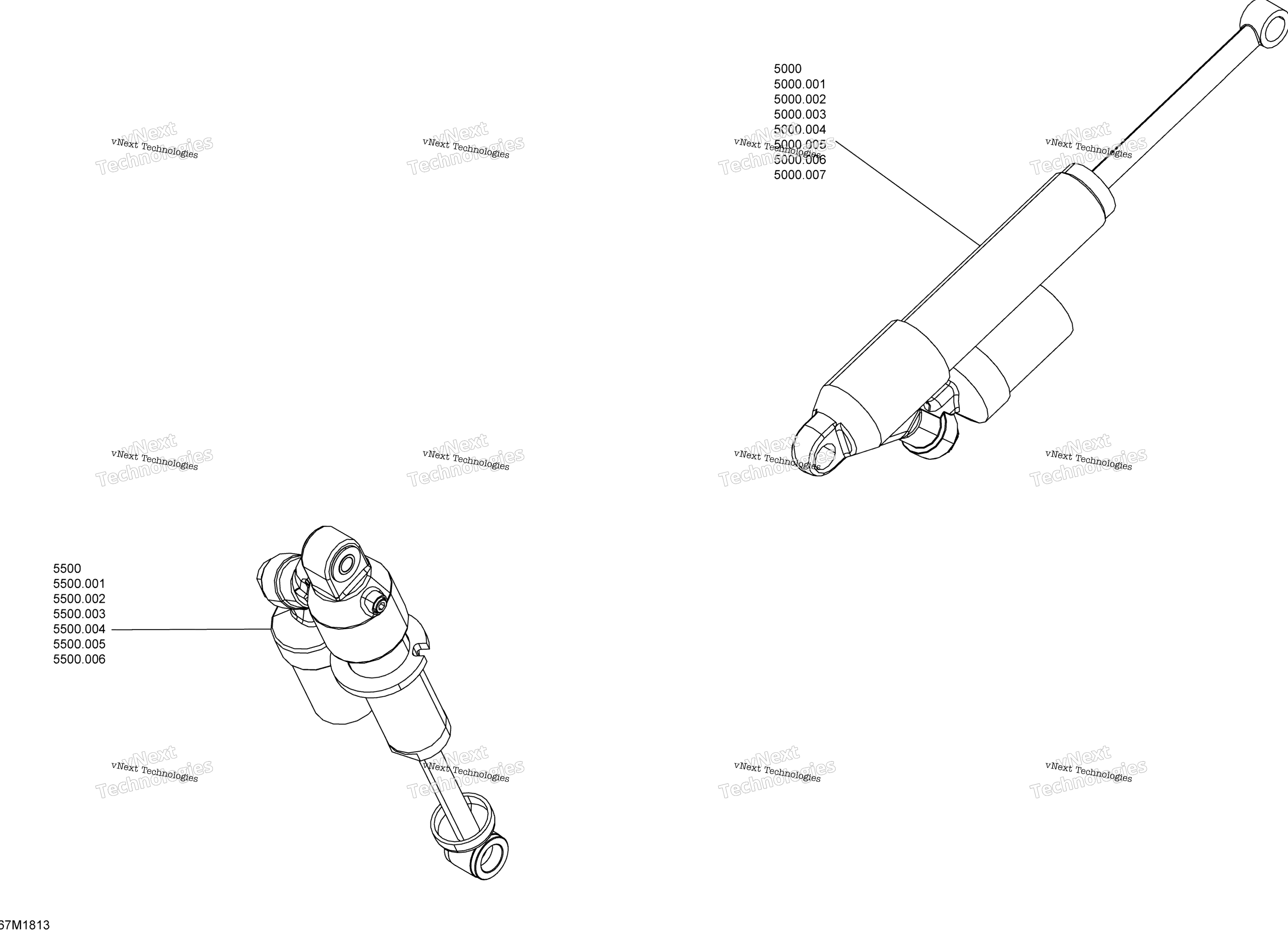 Задняя часть Shocks Mxz Rs
