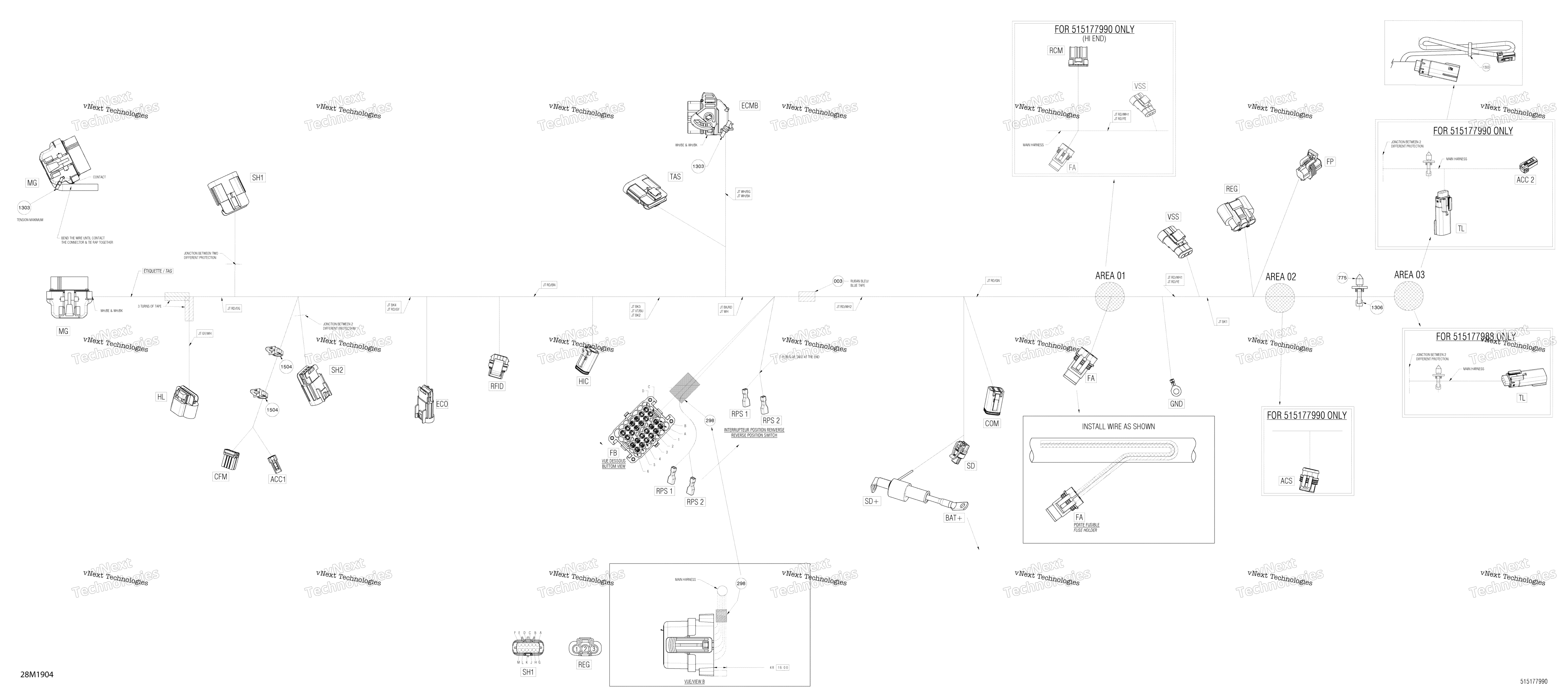 Основной Harness 584470423 Ref