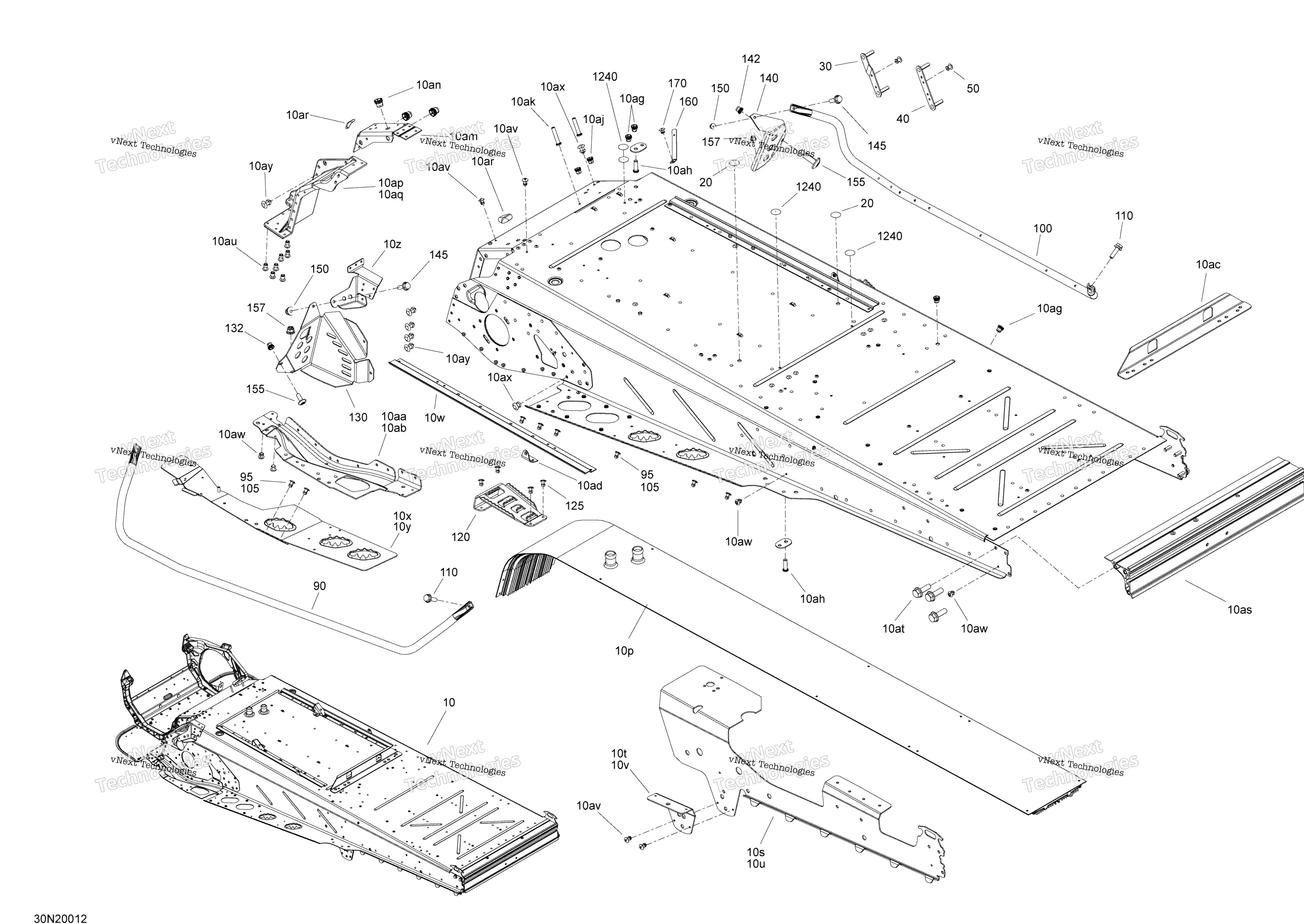 Рама - System - Rear Section