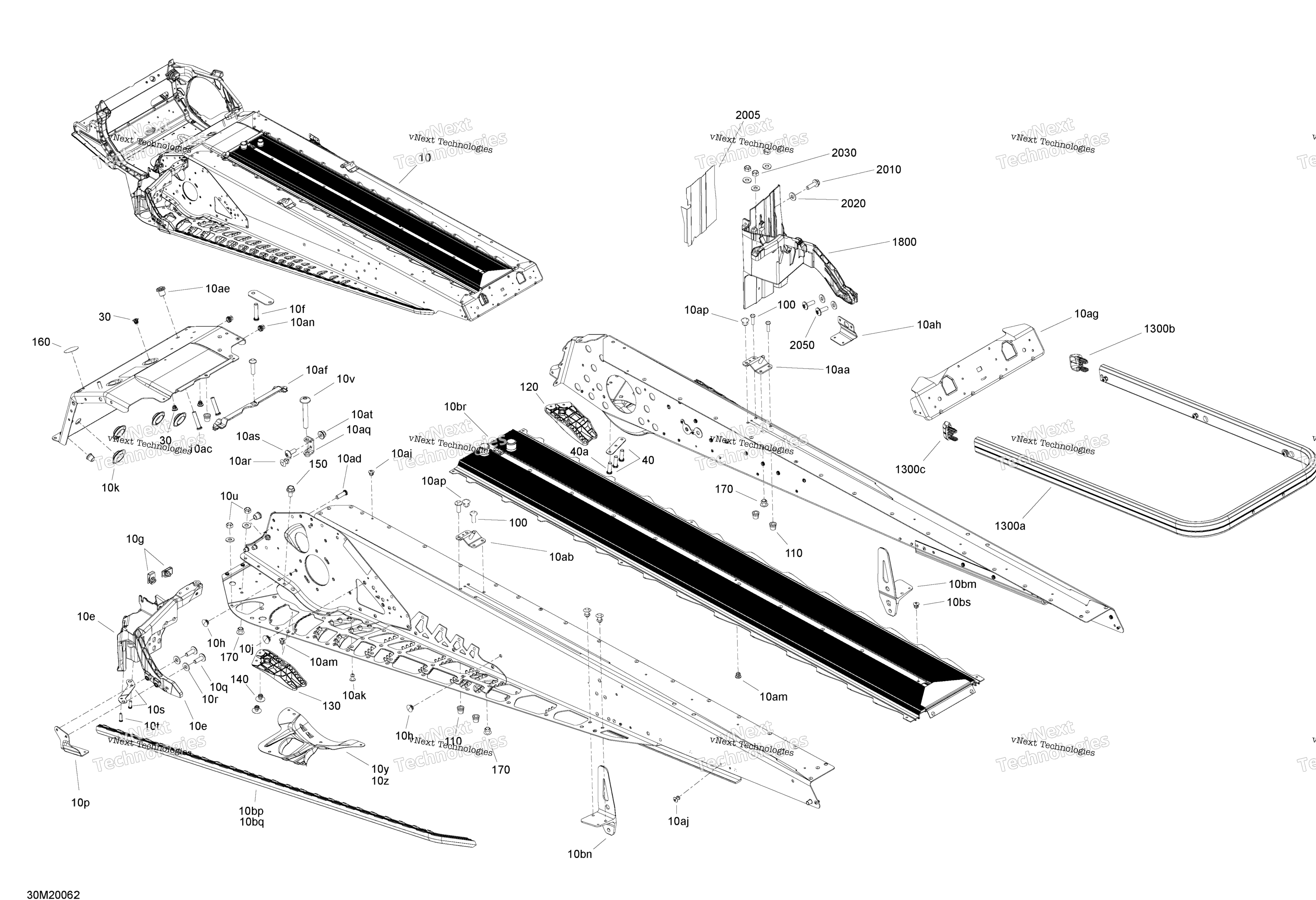 Рама - Rear Section - Package Lt