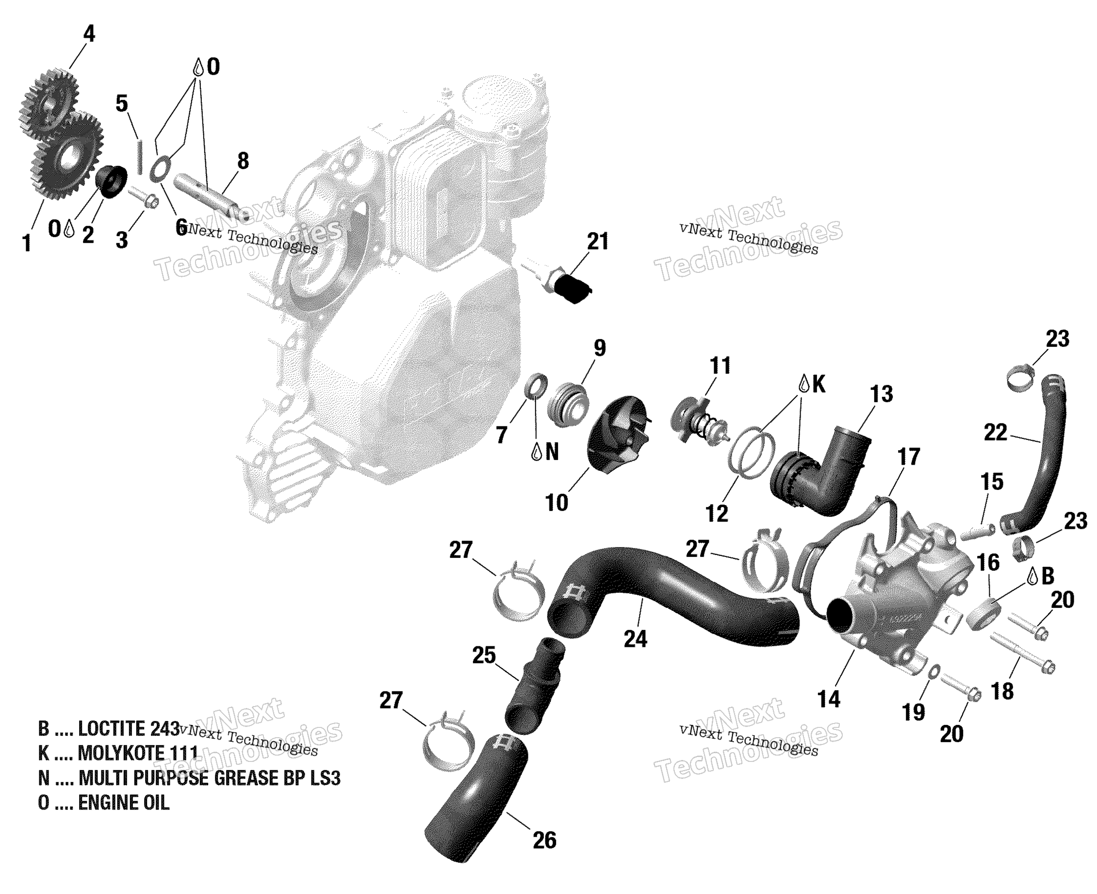 Rotax двигатель охлаждение