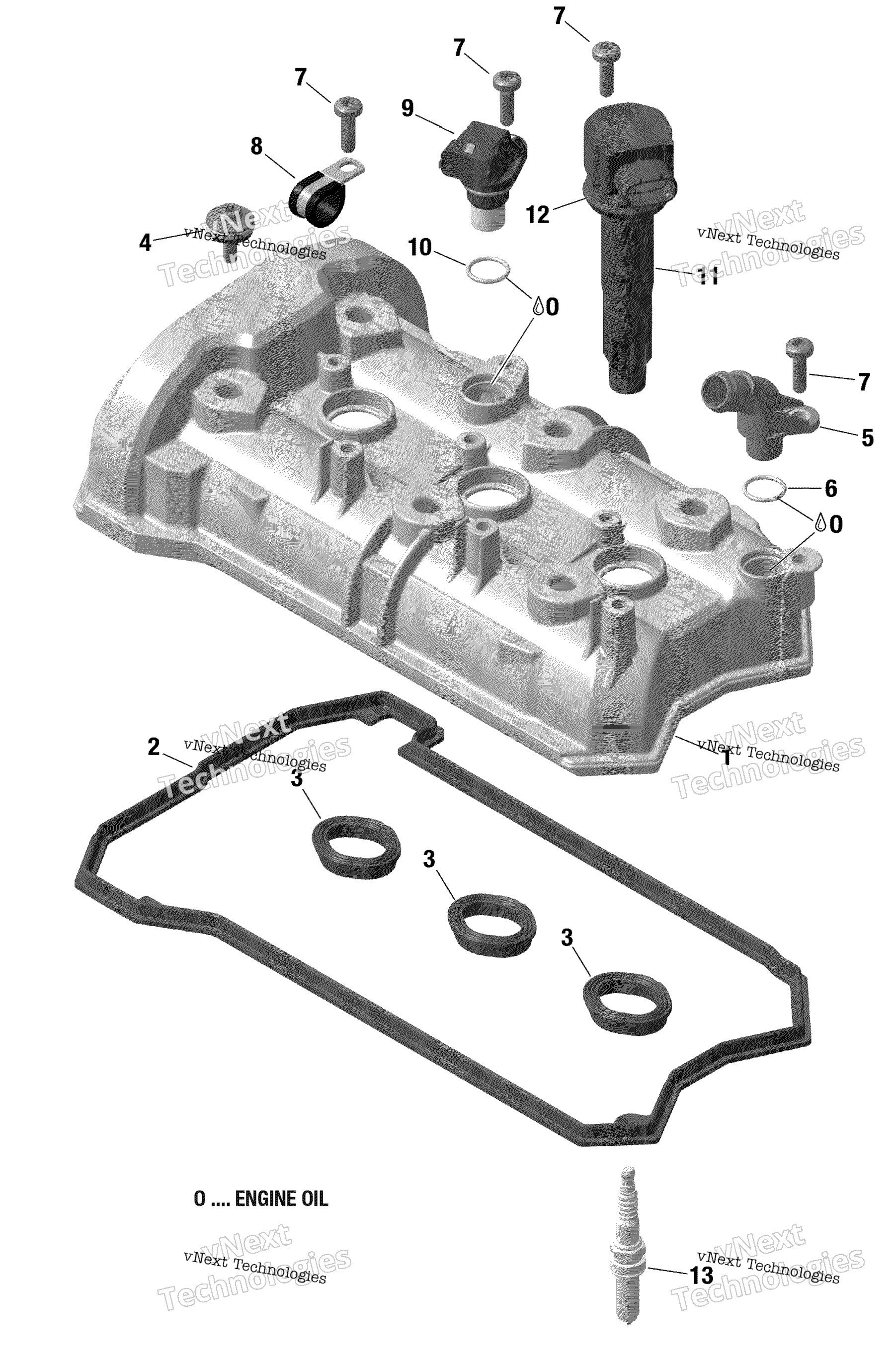 Rotax клапан крышка