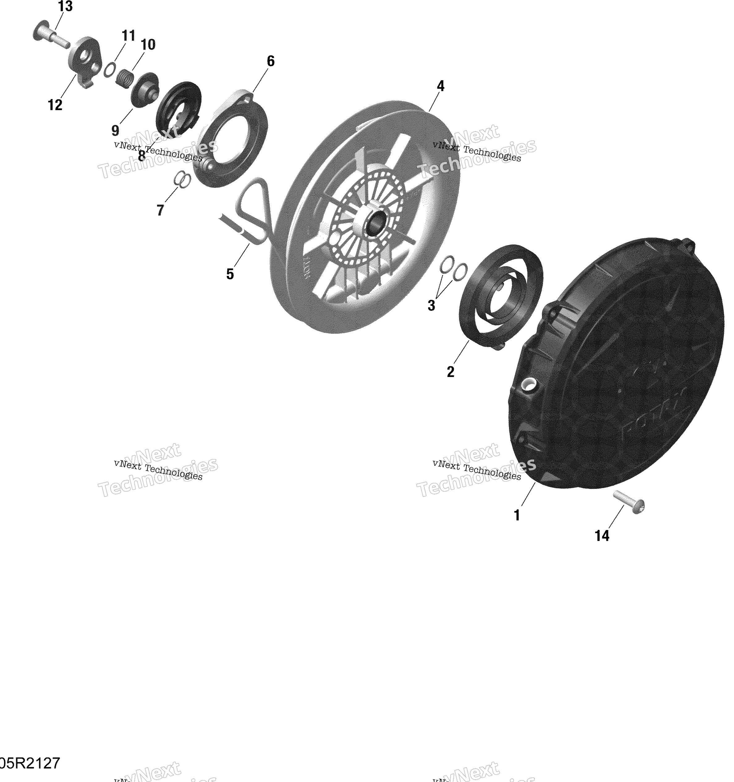 Rotax Rewind Starter