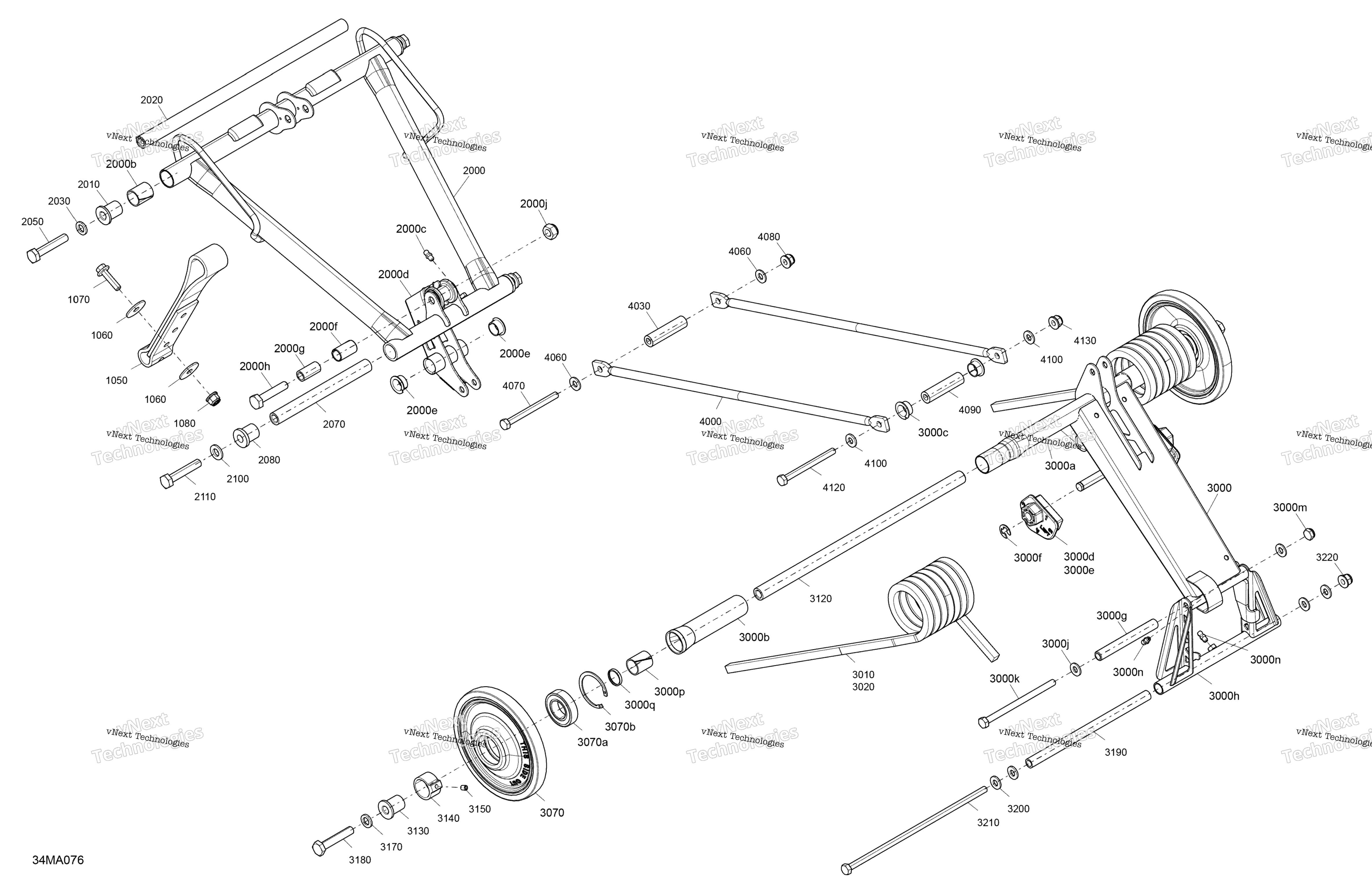 Подвеска - Rear - Upper Section - Sport