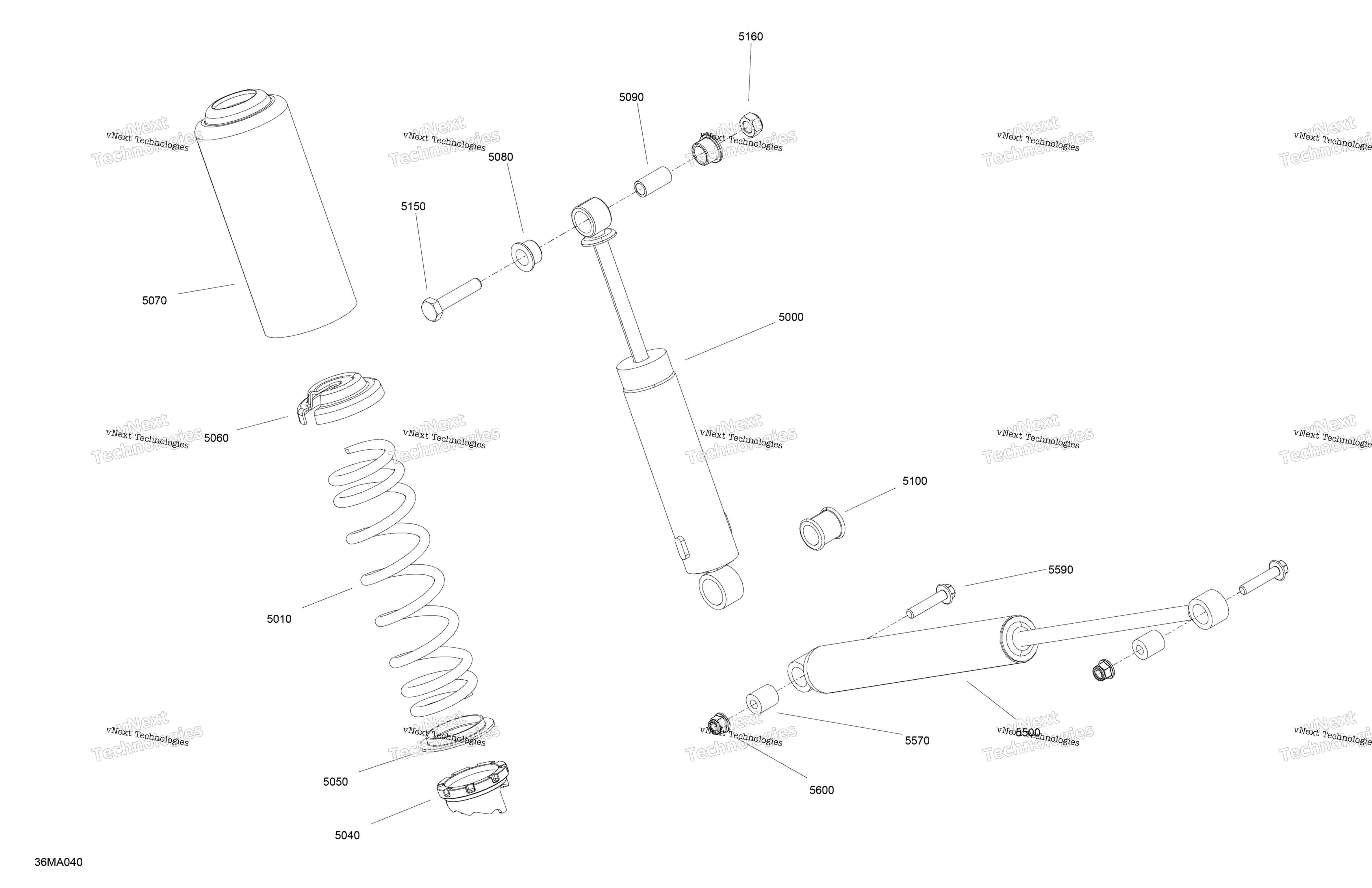 Подвеска - Rear Shocks - Sport