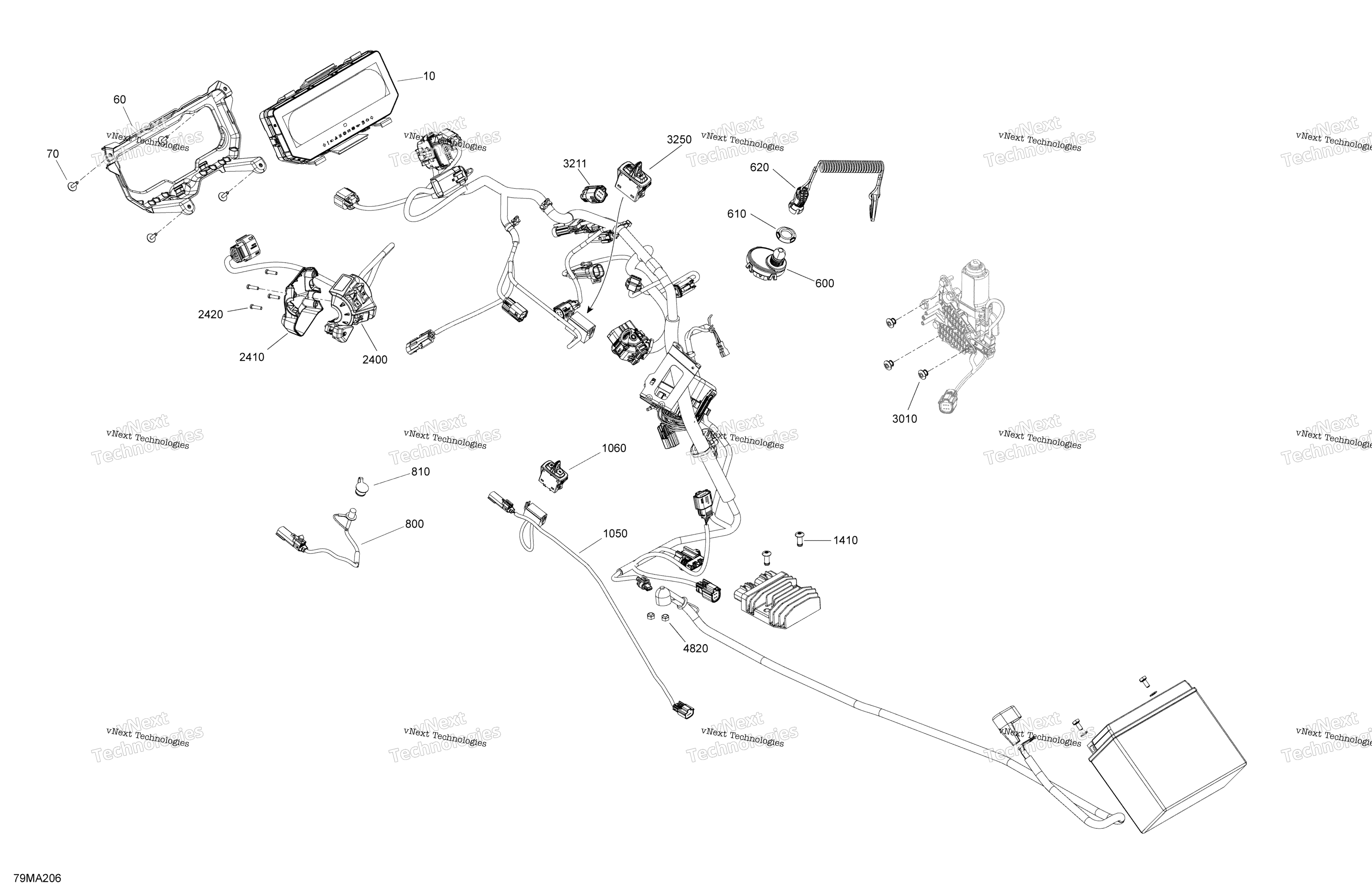 Электрооборудование - Upper Section - Ltd
