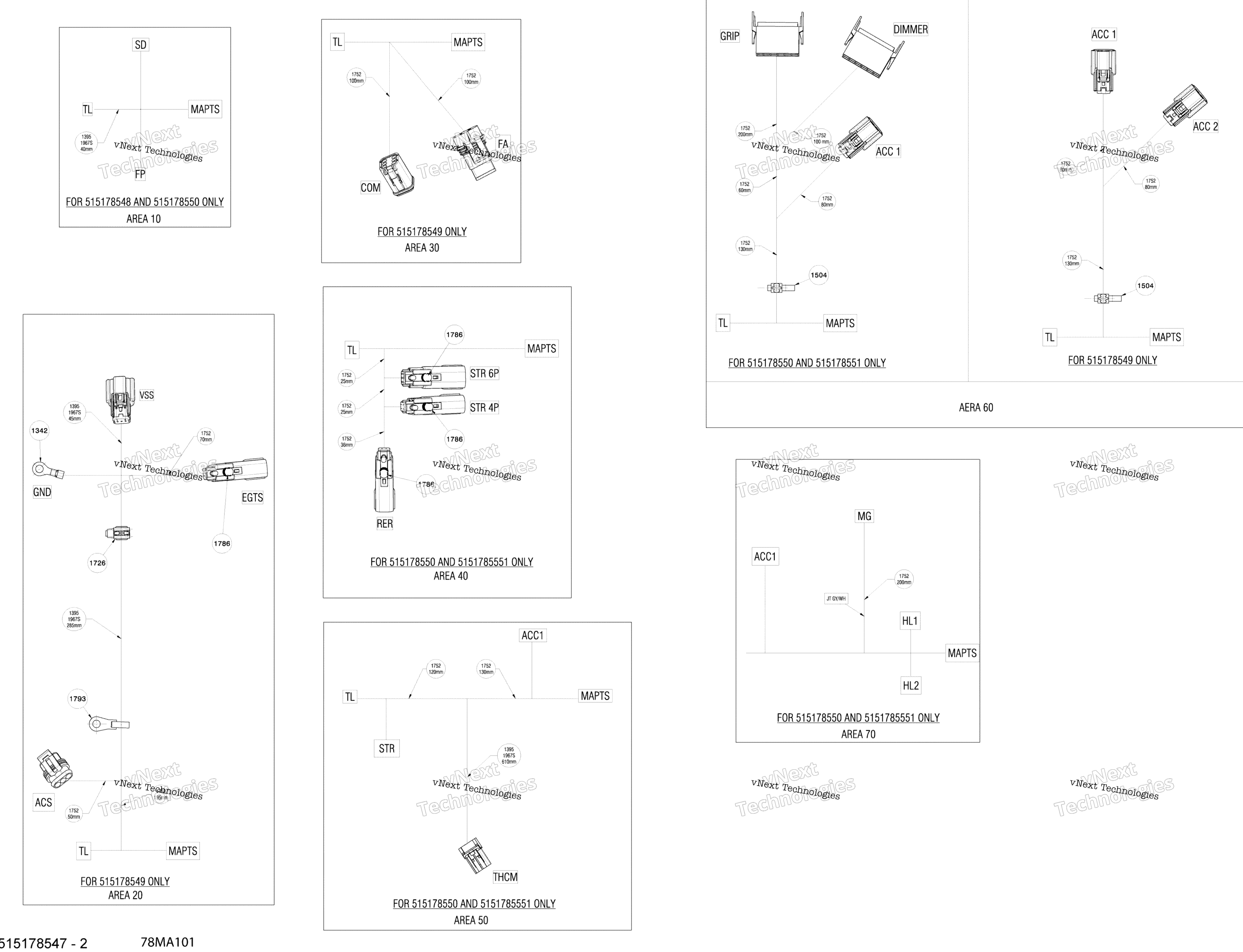 Электрооборудование - Main Harness - 515178550 - Part 2