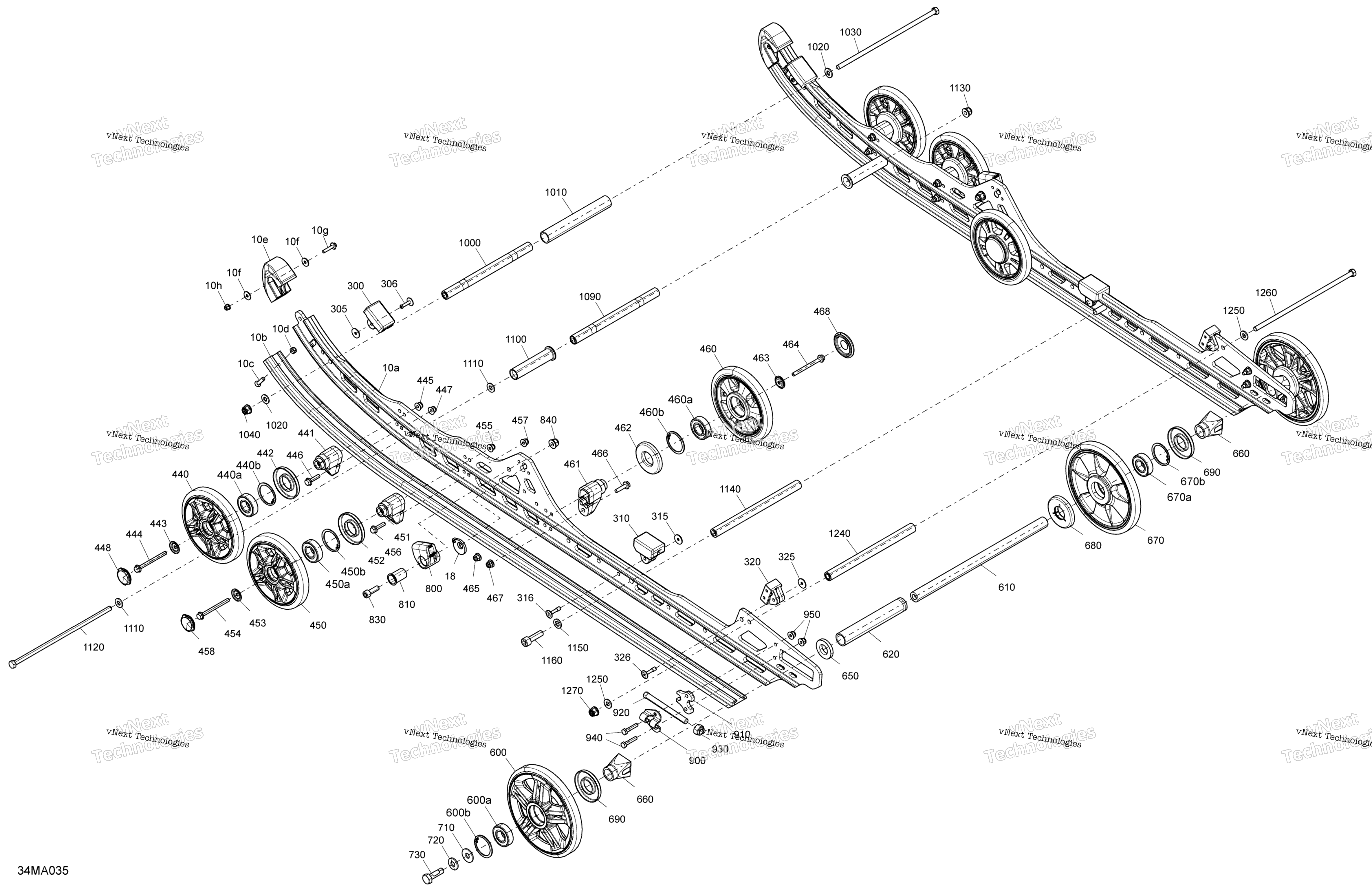Подвеска - Rear - Lower Section - X