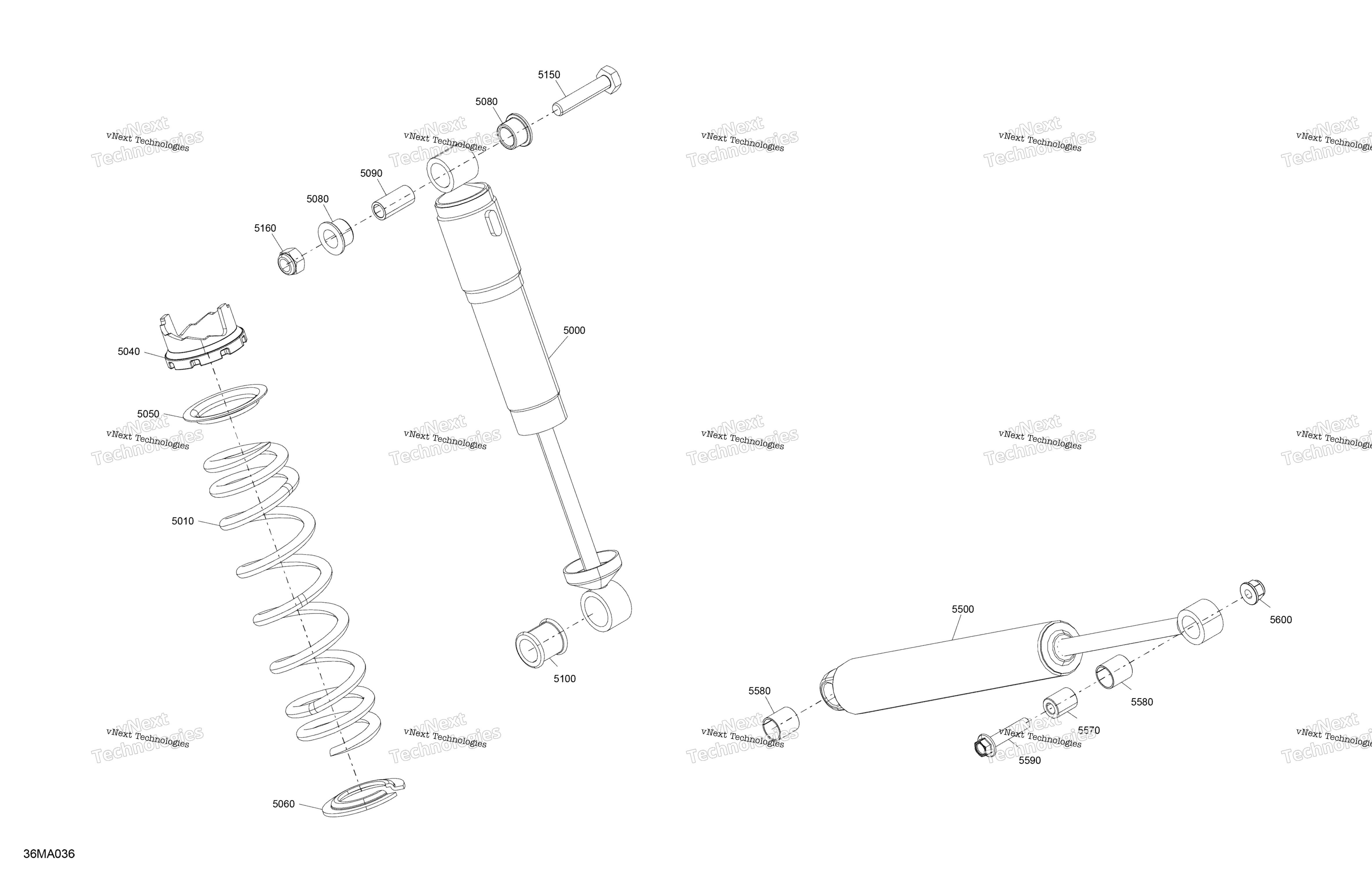 Подвеска - Rear Shocks - Adrenaline