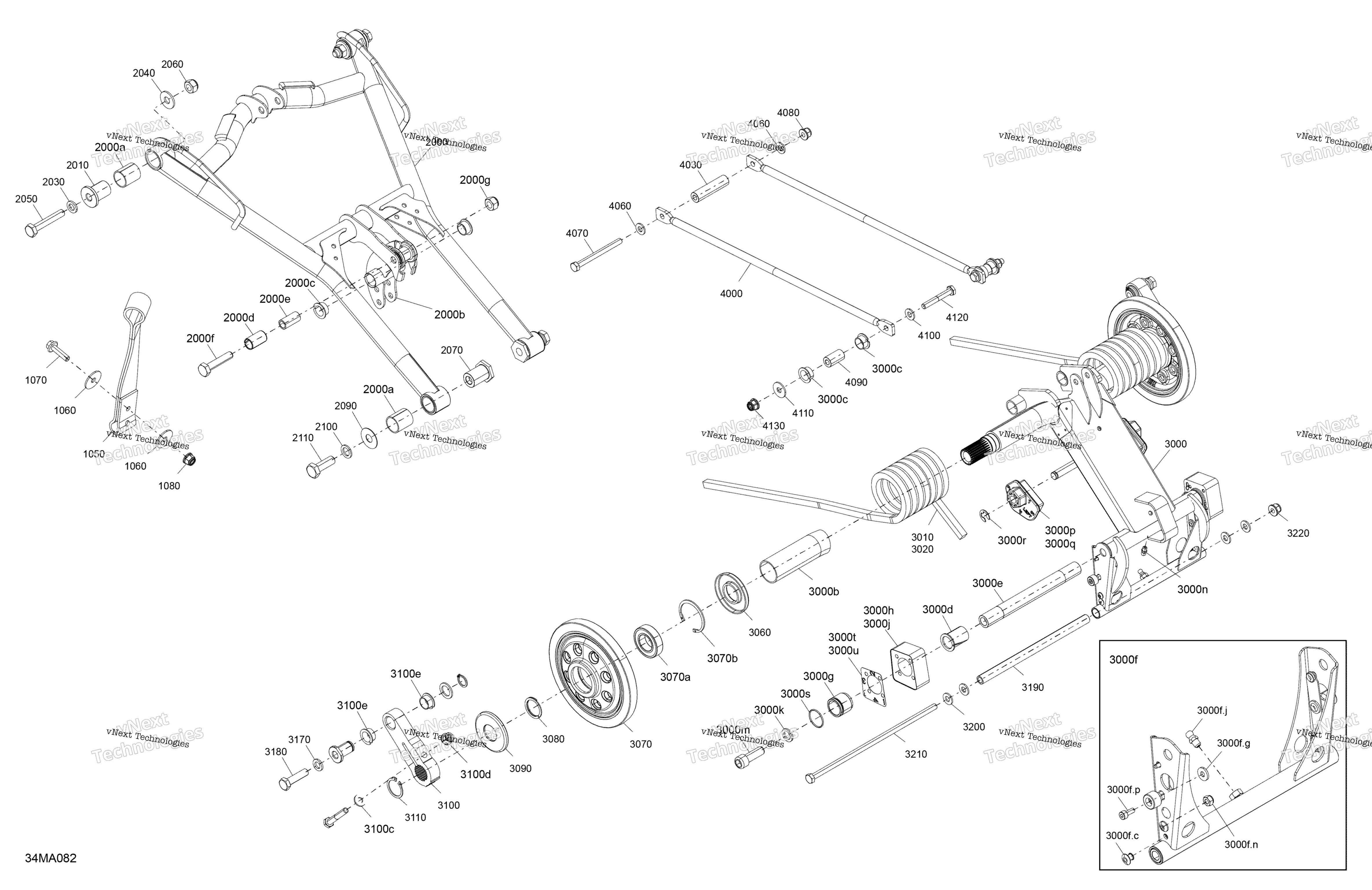 Подвеска - Rear - Upper Section