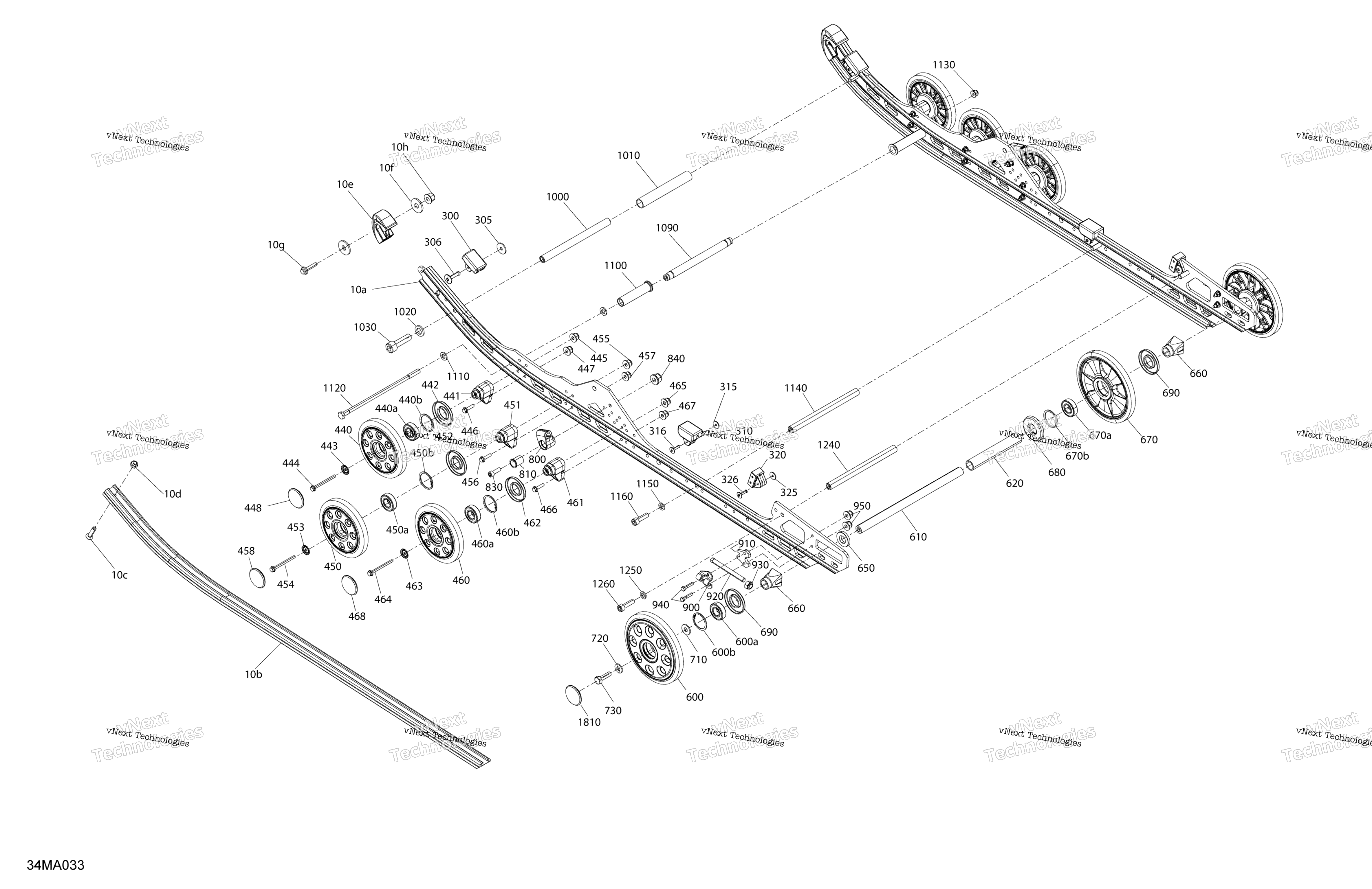 Подвеска - Rear - Lower Section - Enduro