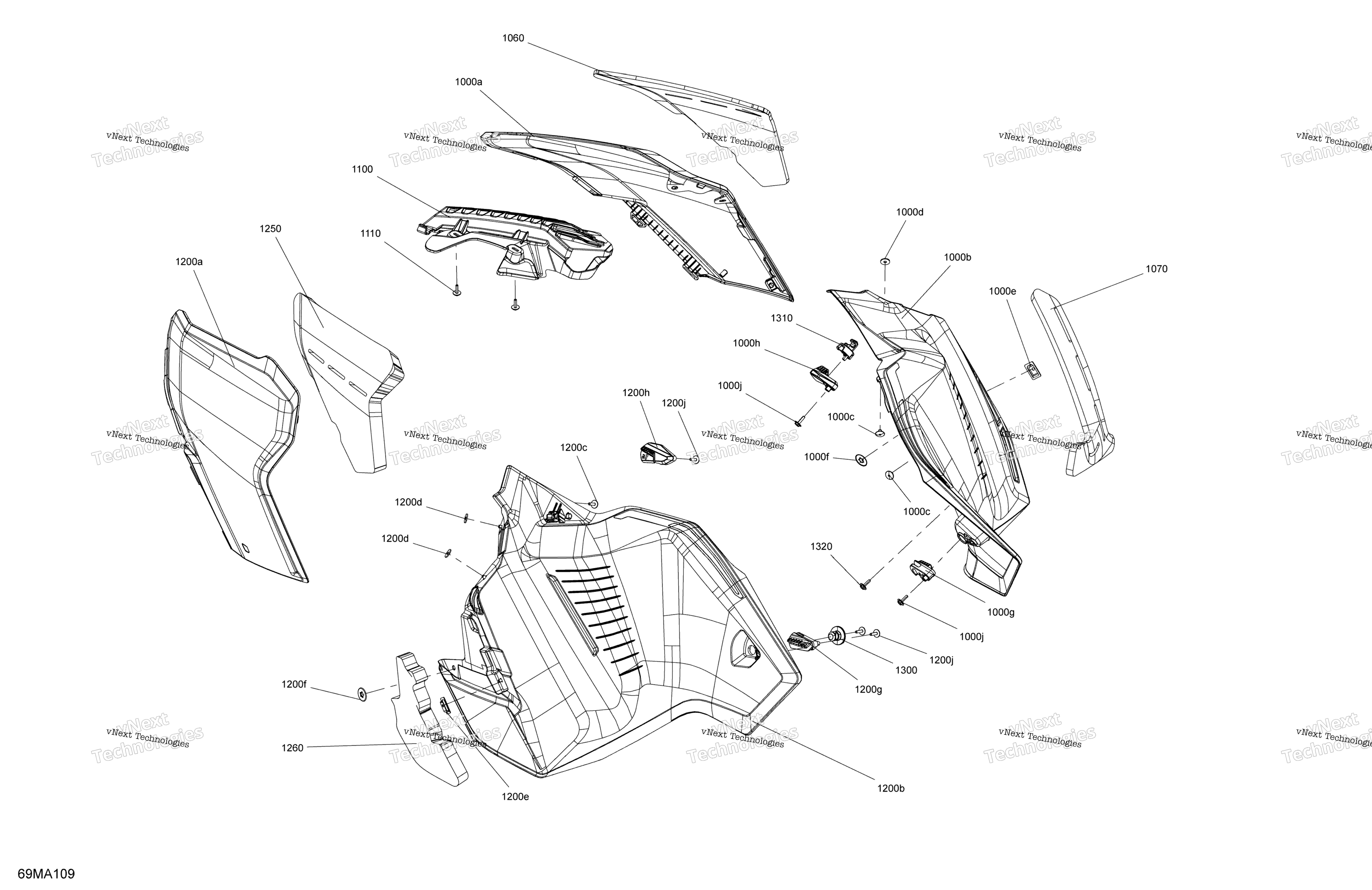 кузов Side Panels Enduro