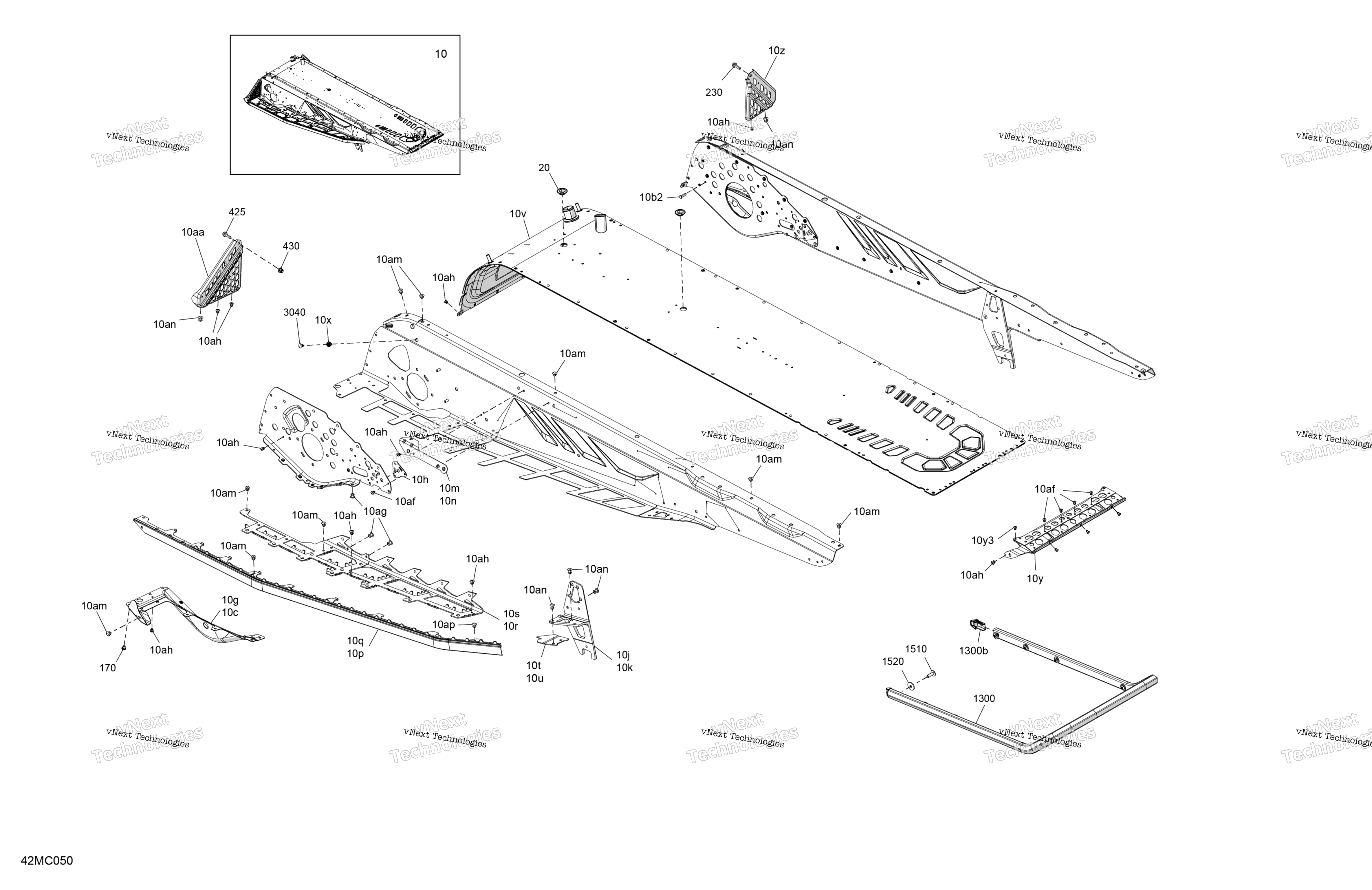 Рама - System - Rear Section