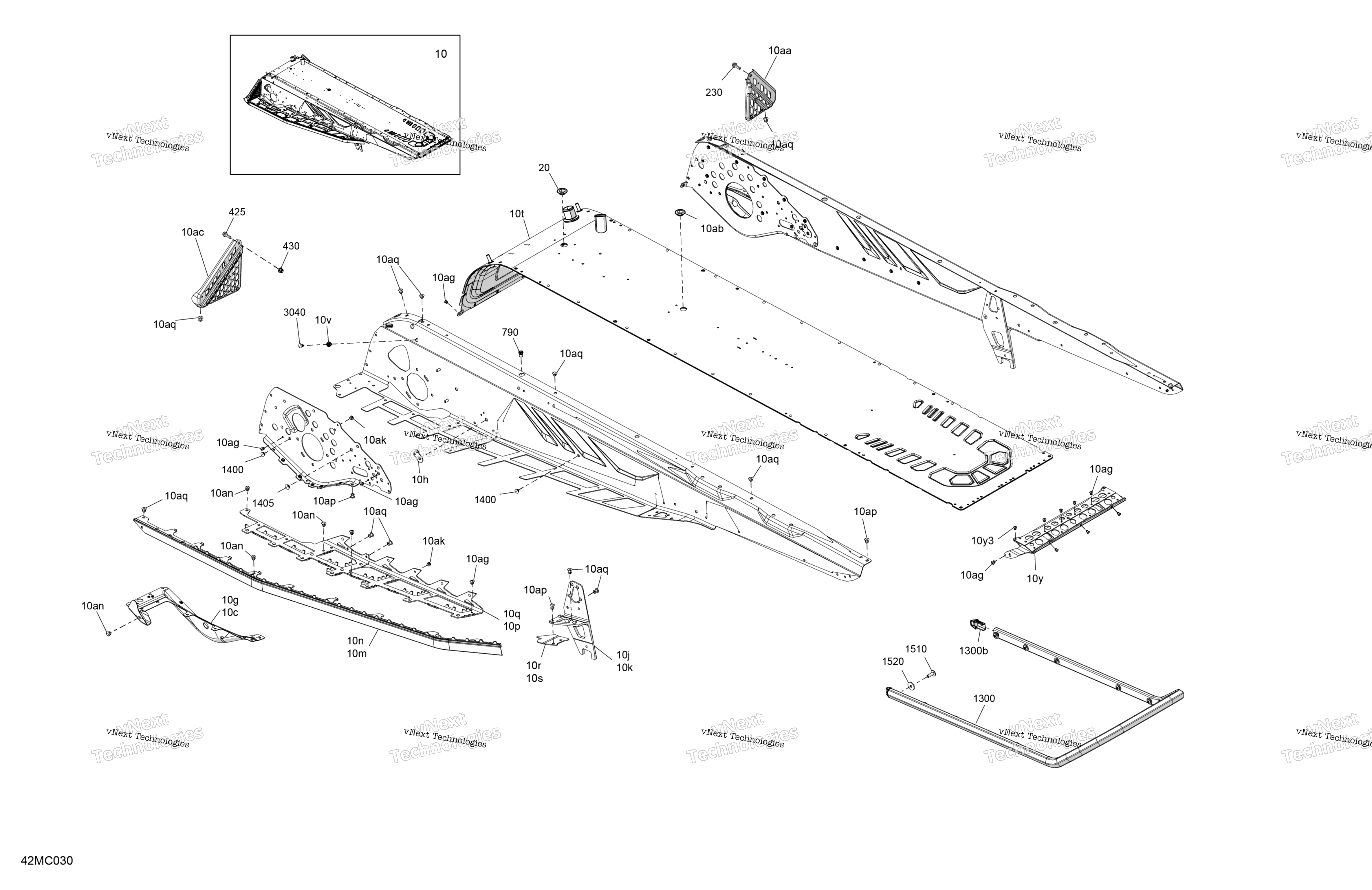 Рама - System - Rear Section