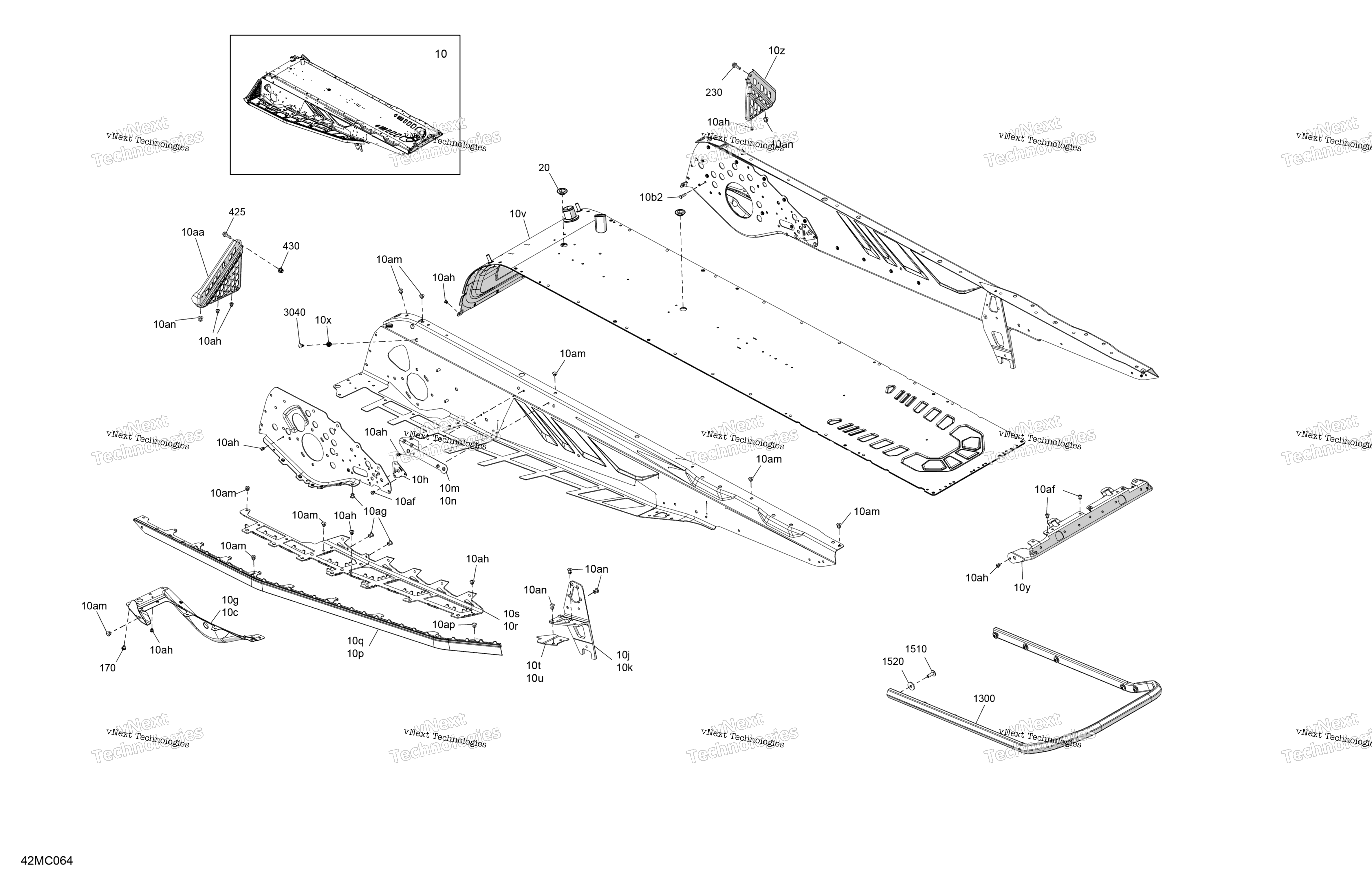 Рама - System - Rear Section