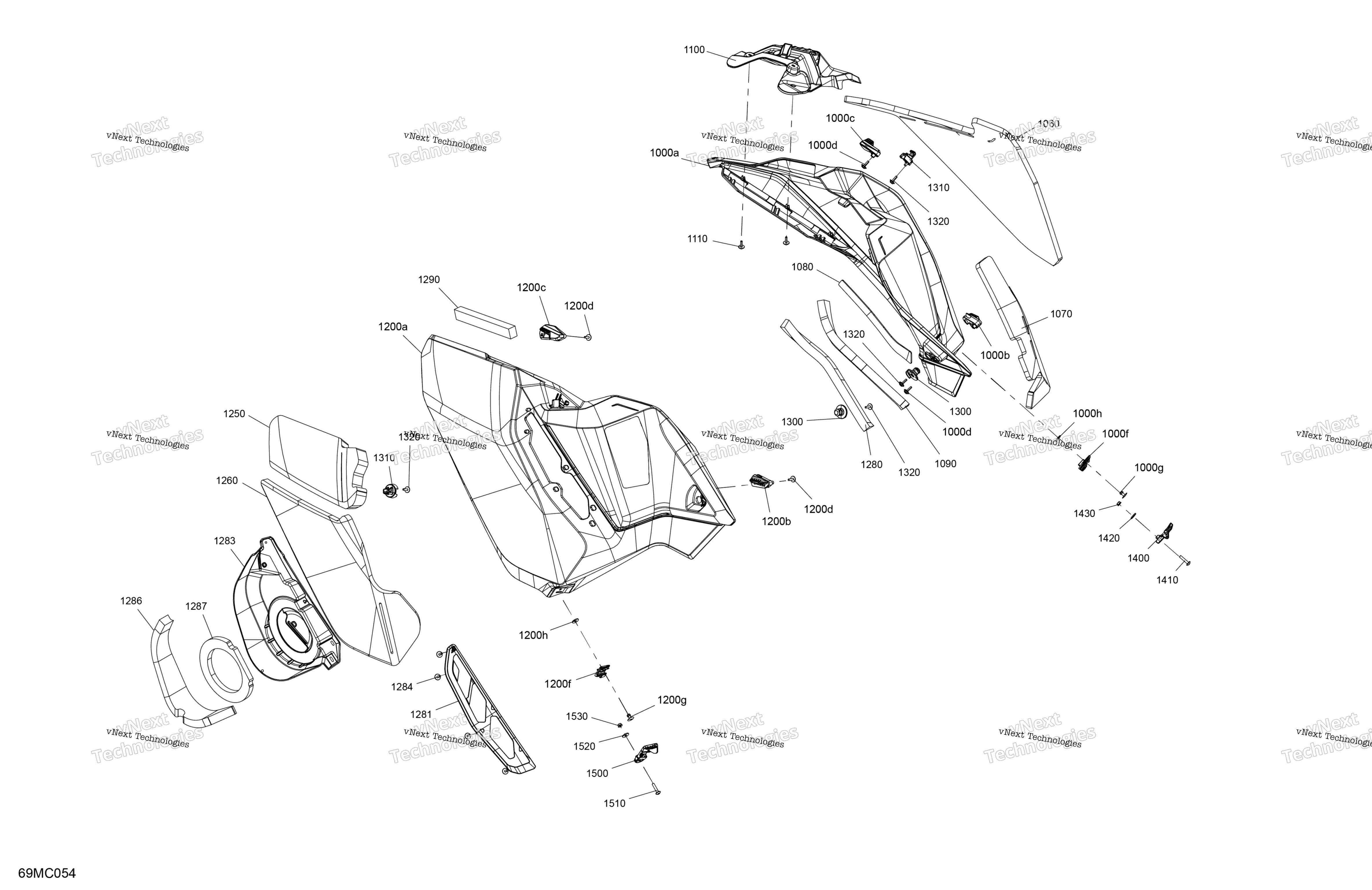 кузов Side Panels Without Dshot
