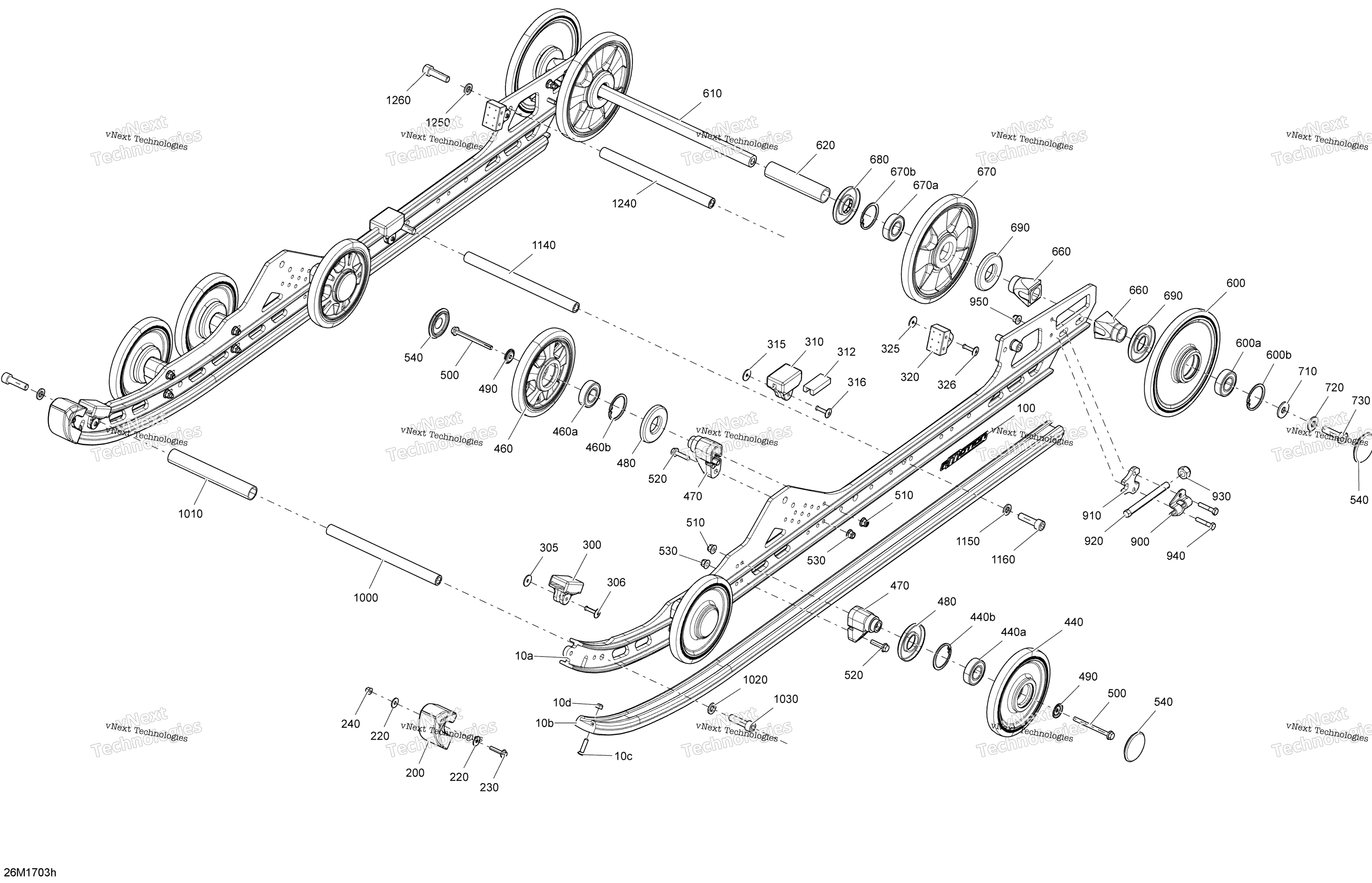 Задняя часть Suspension - Rmotion - Package Xrs - Inferior