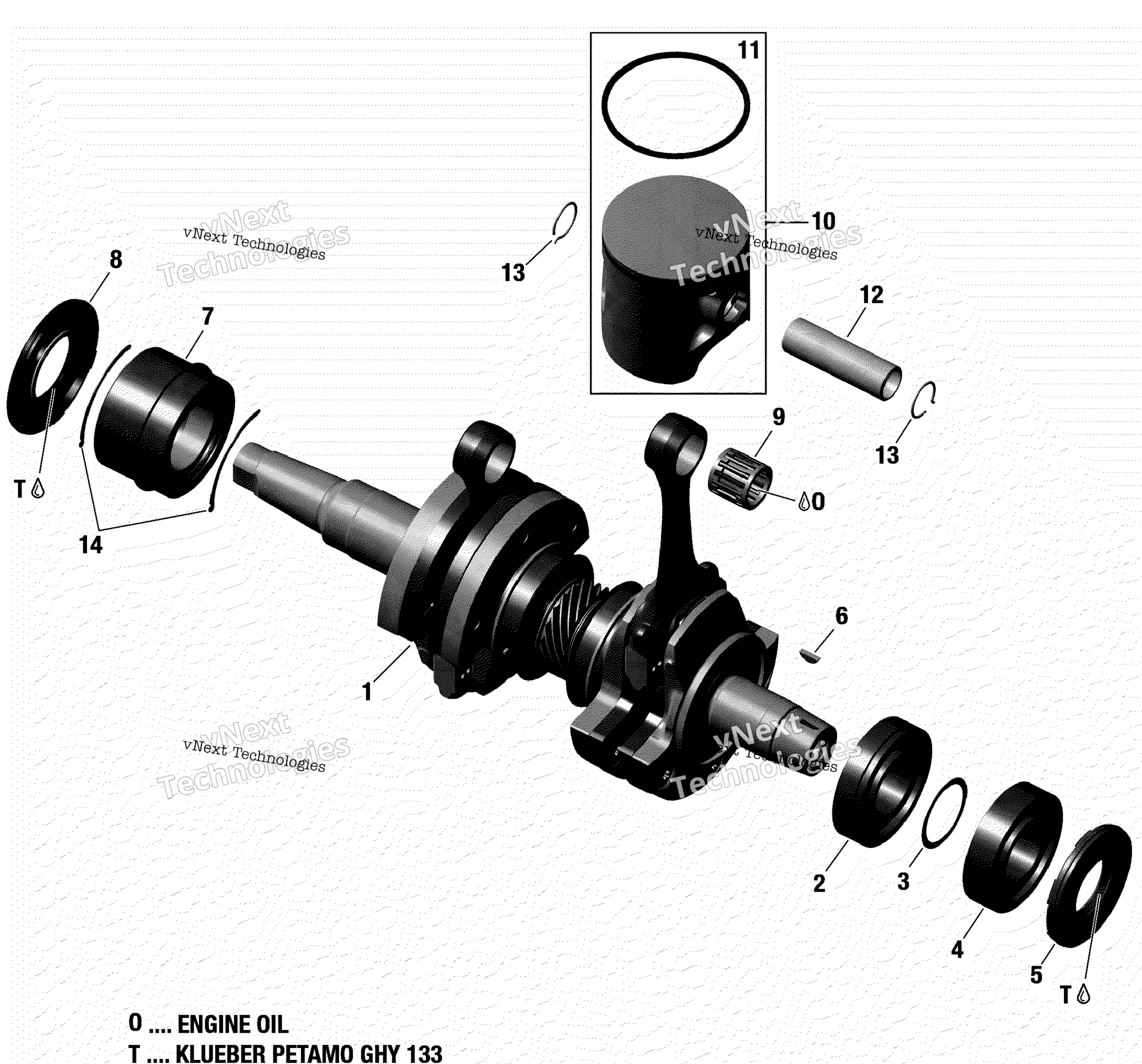 Коленчатый вал And Pistons