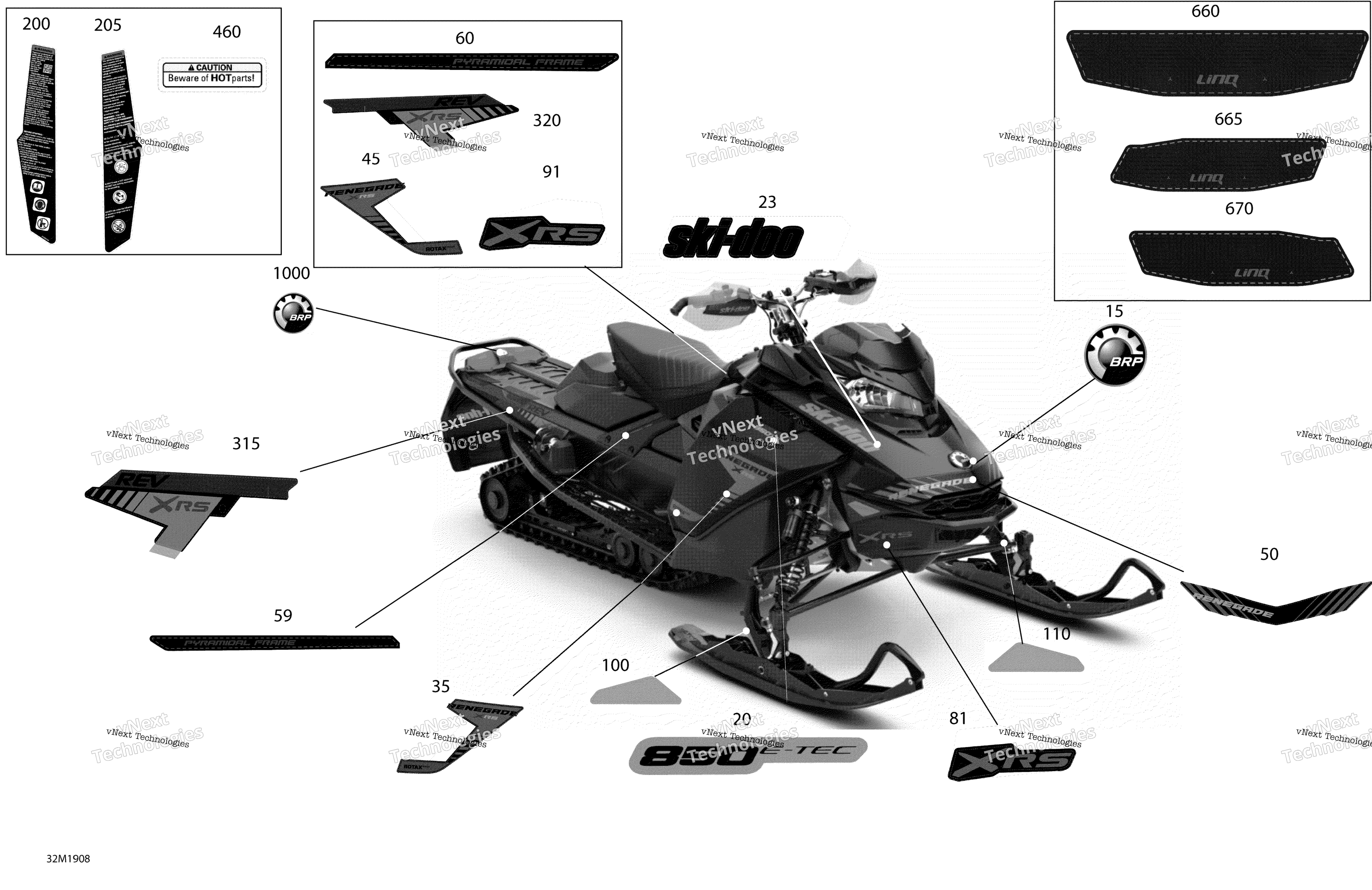 Наклейки - Package Xrs
