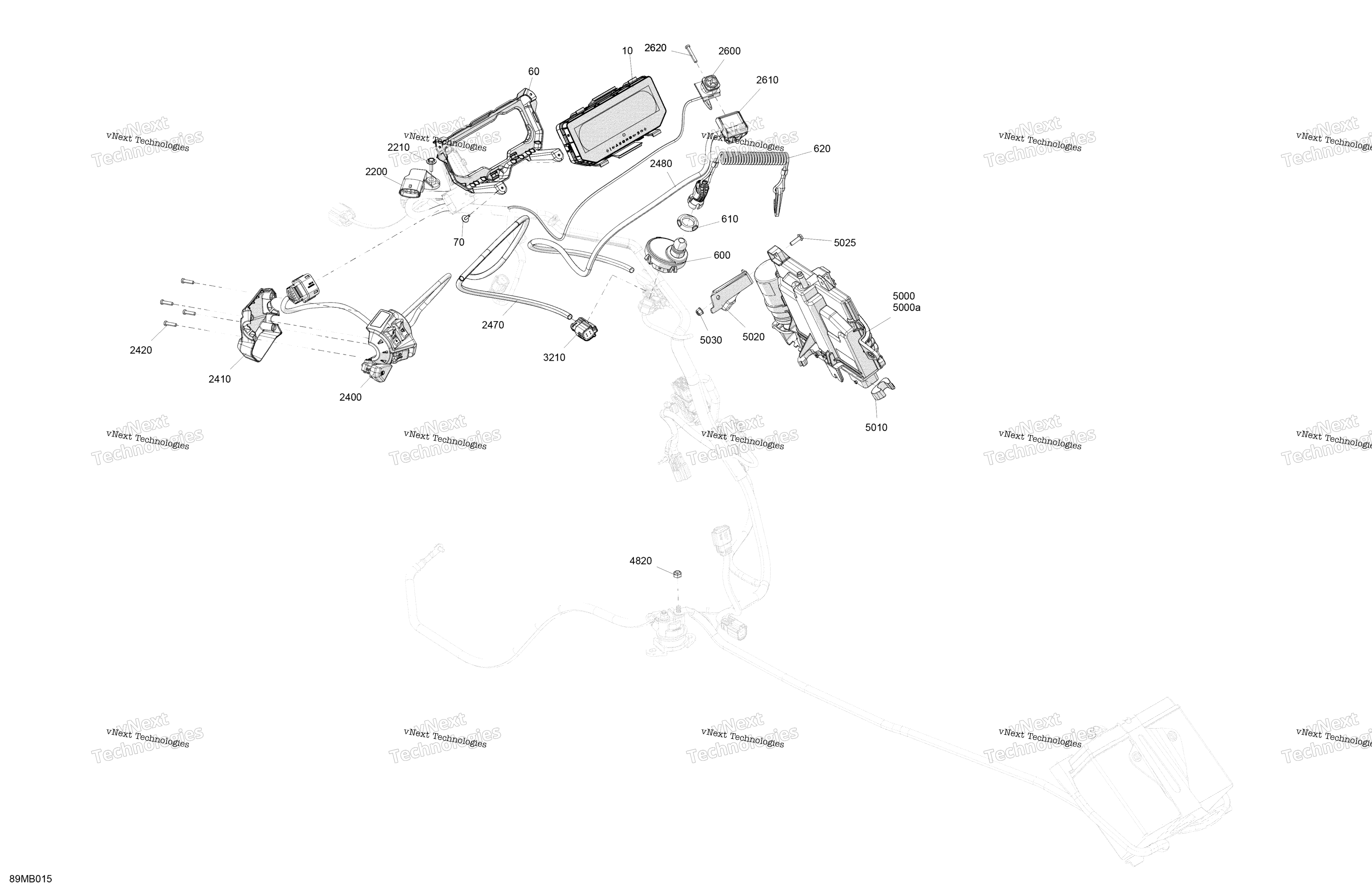 Электрооборудование - Upper Section - Vip Medium