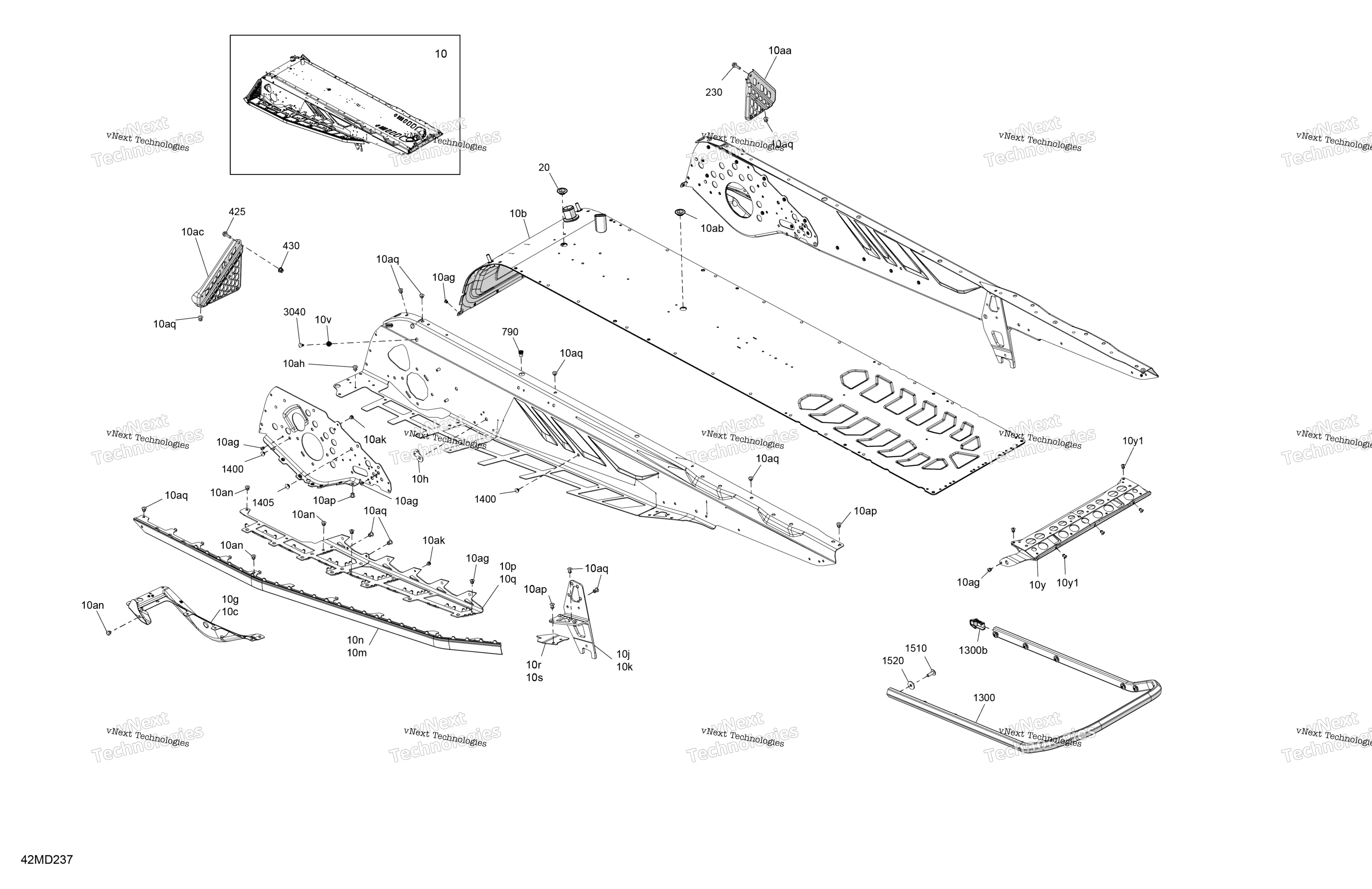Рама - System - Rear Section