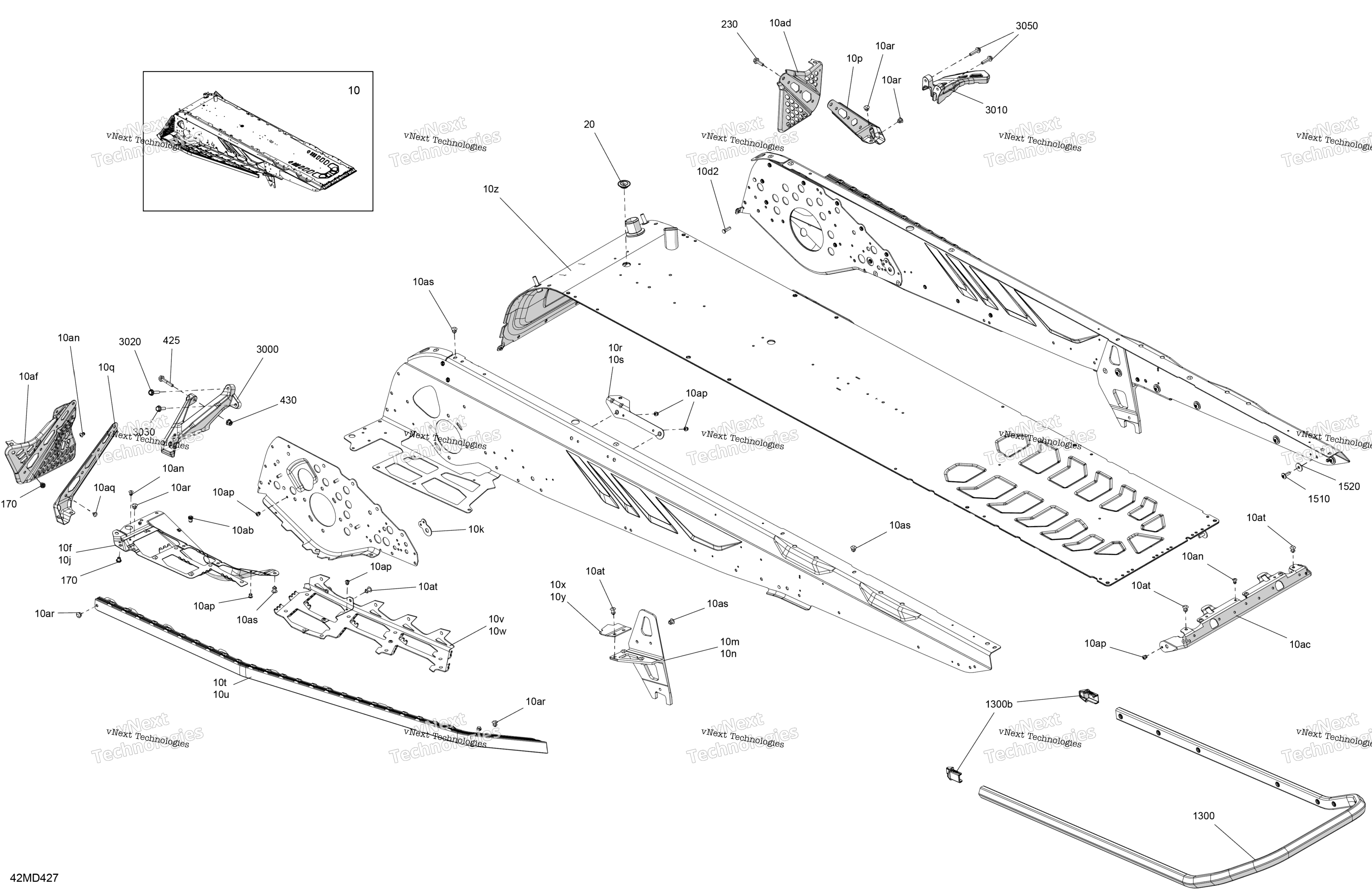 Рама - System - Rear Section
