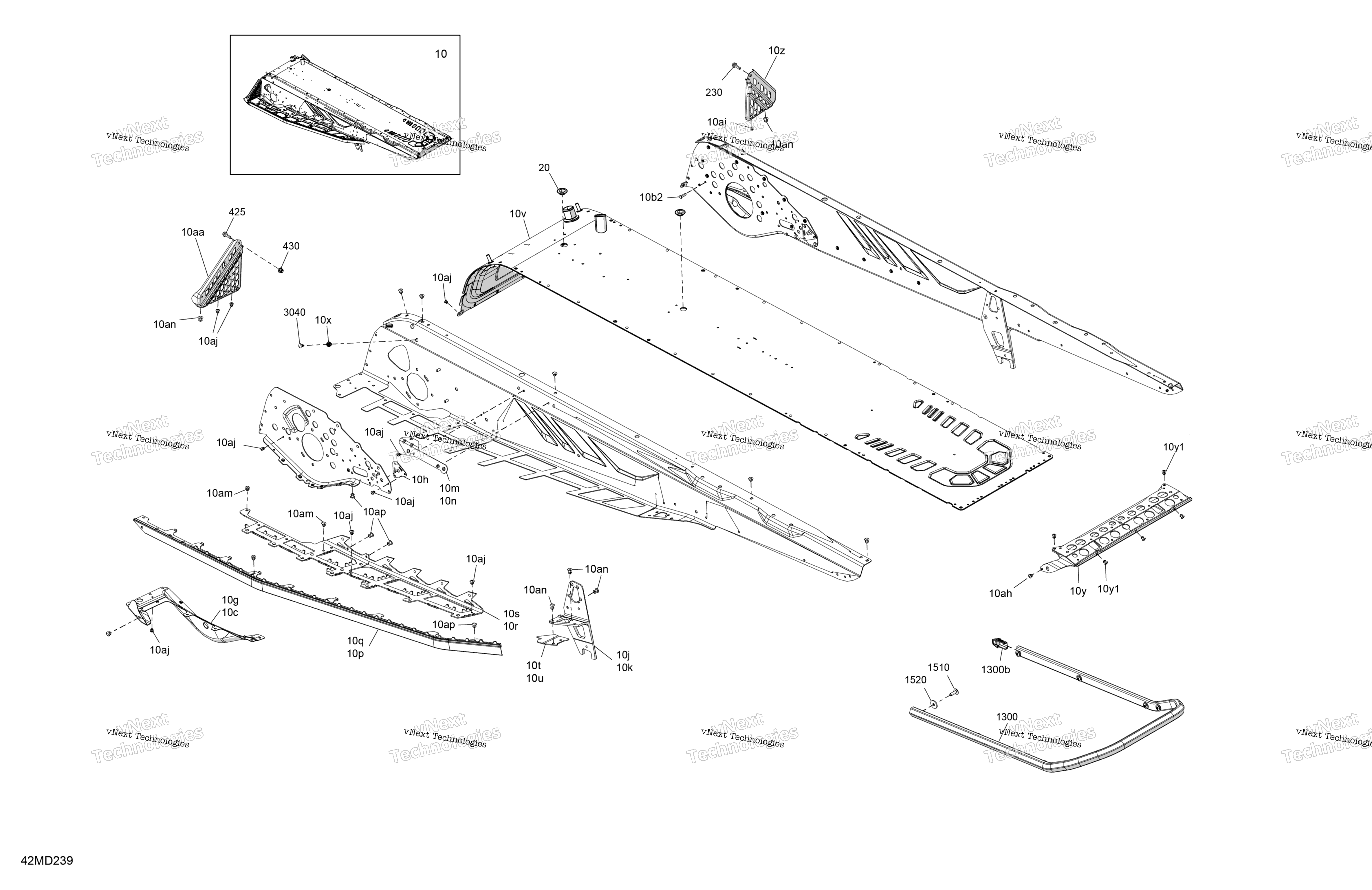 Рама - System - Rear Section